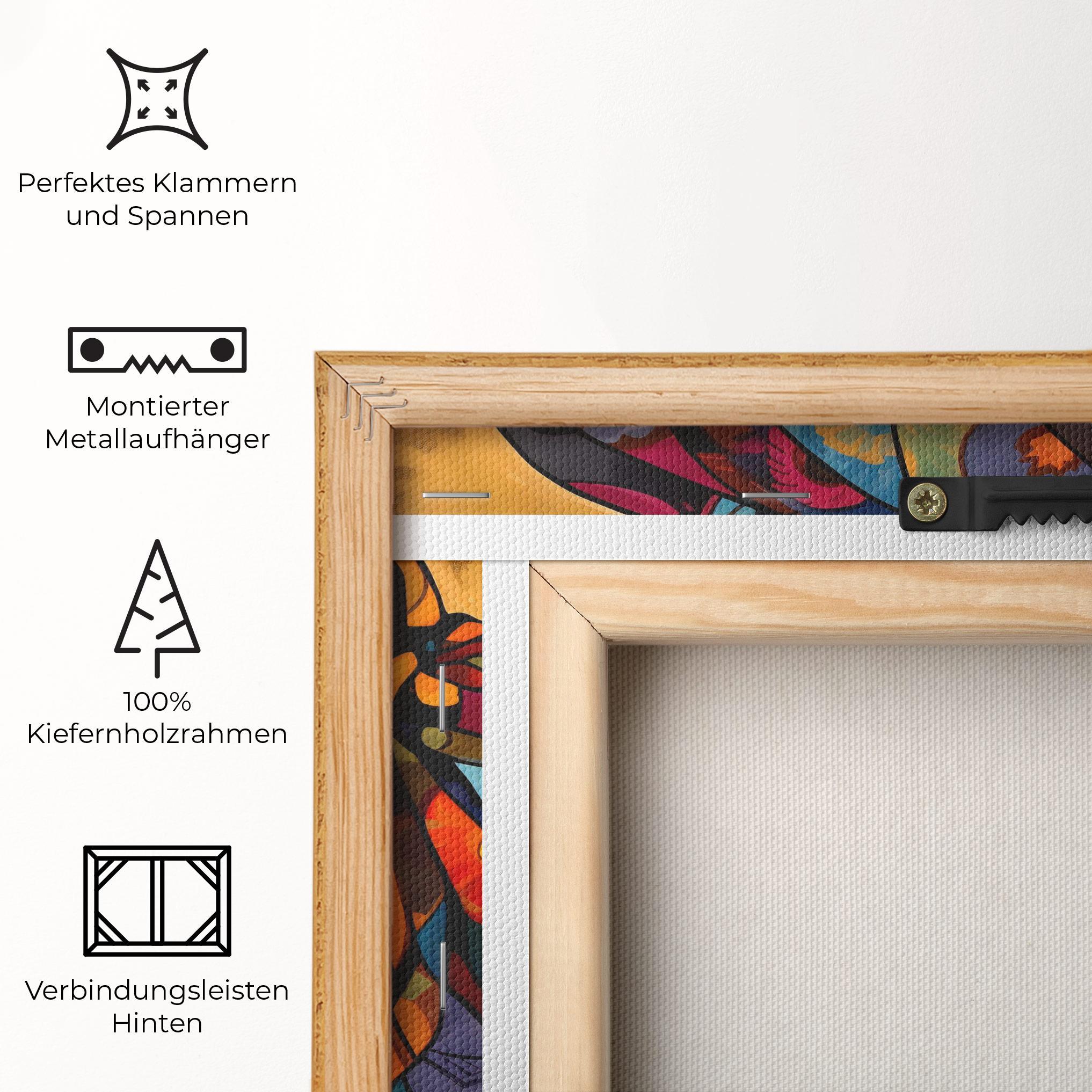 Leinwandbild Headscarf Pretty Woman mockup 5