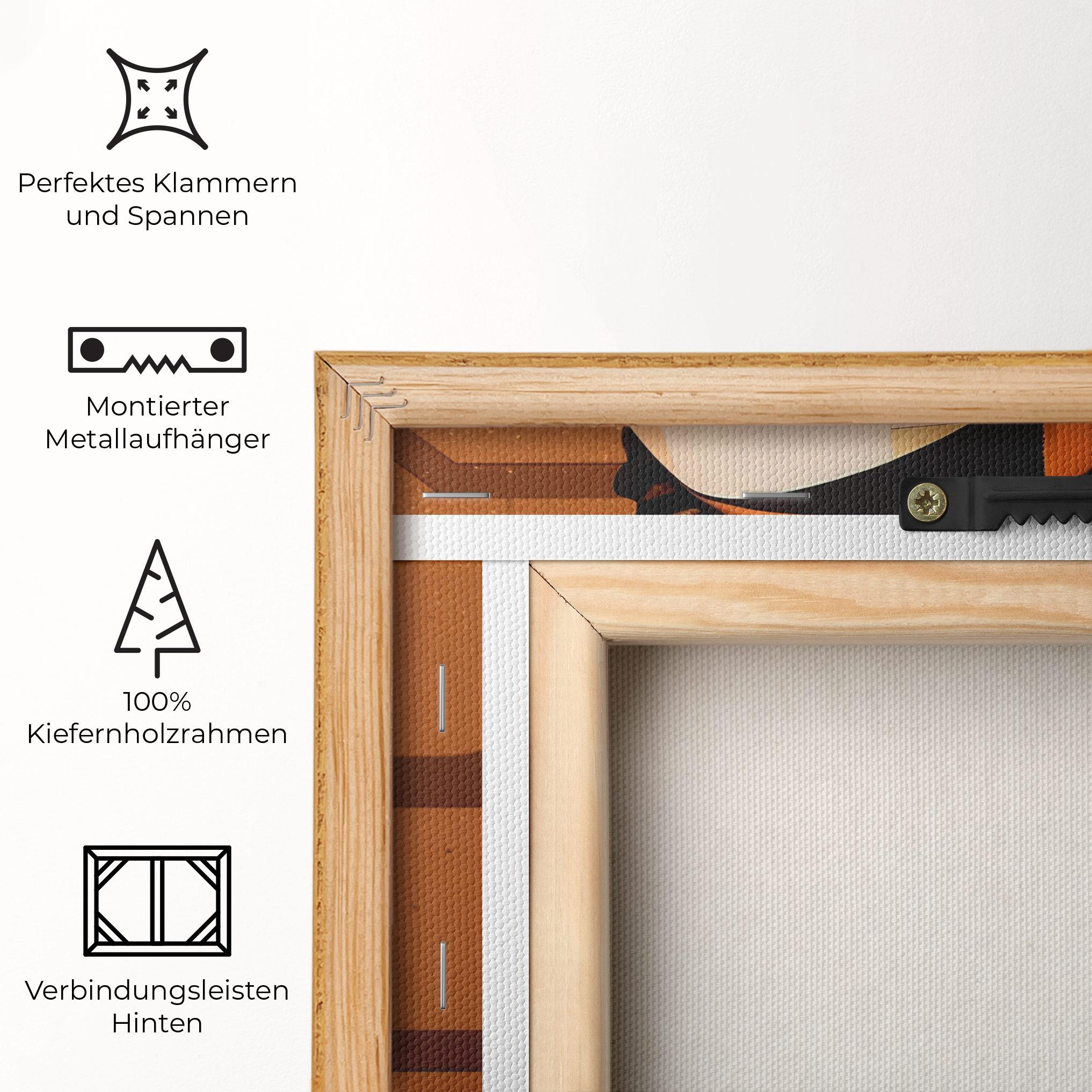 Leinwandbild Interesting African Makeup mockup 5