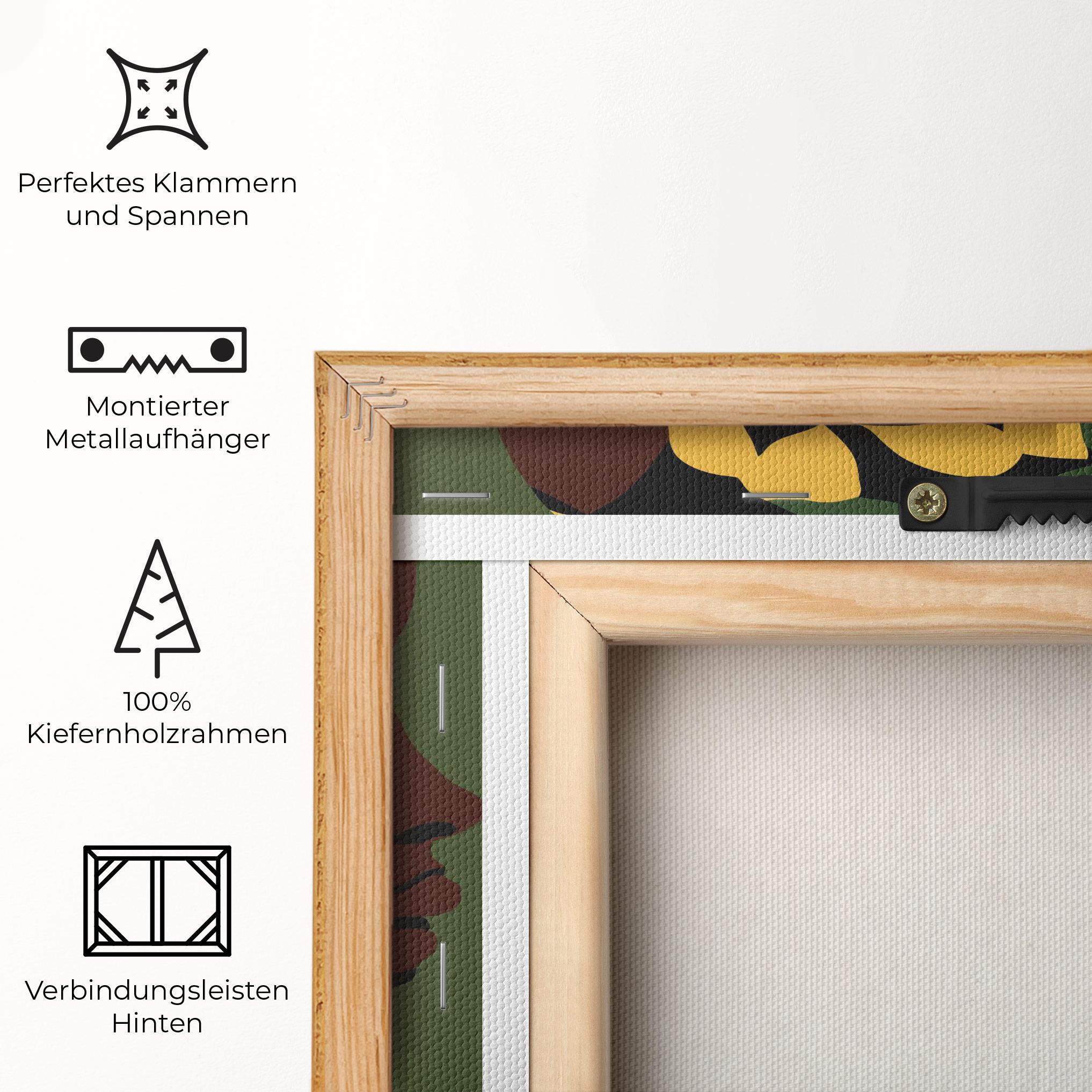 Leinwandbild Yellow Leaf Africa mockup 5
