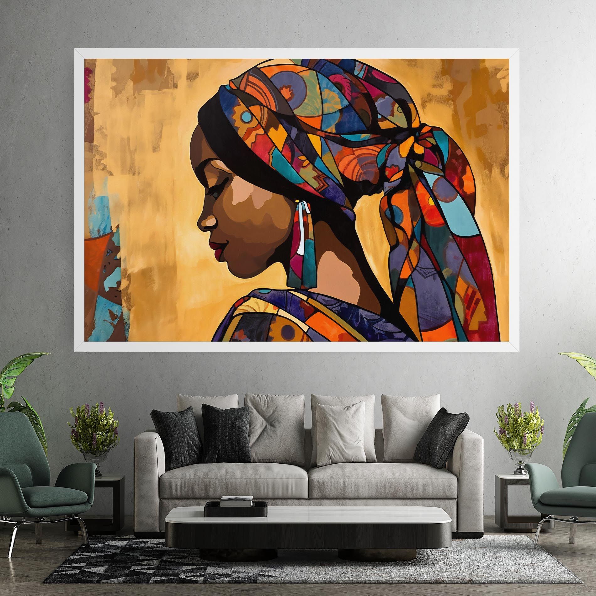 Headscarf Pretty Woman mockup 7