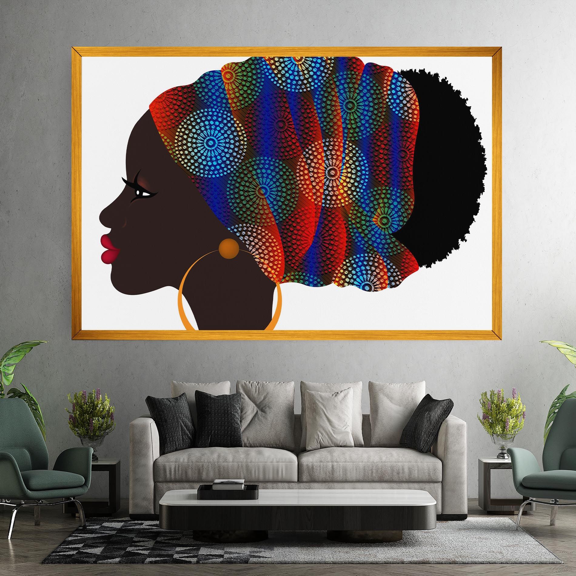 Afro Hairstyle mockup 7