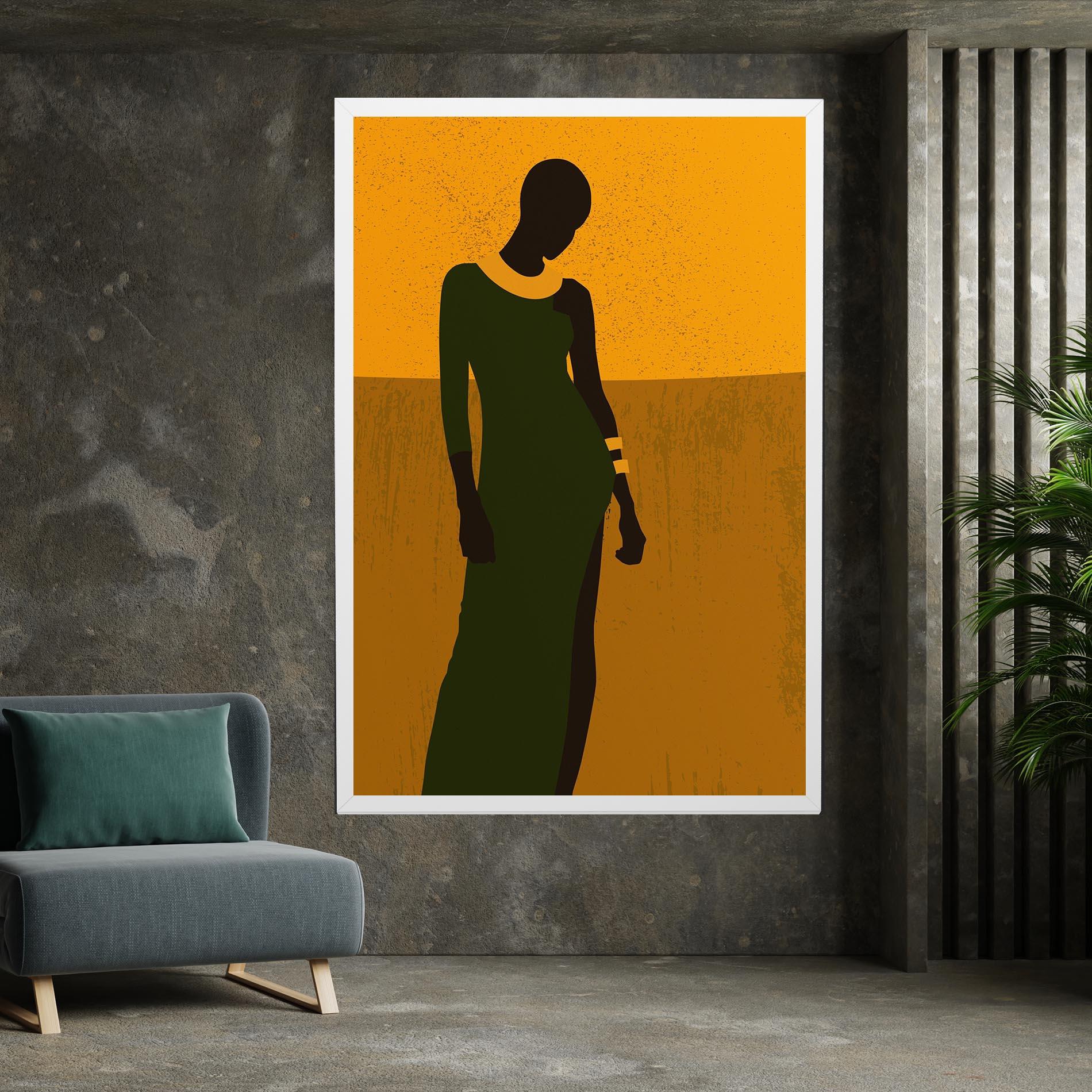 Leinwandbild African Dress mockup 7