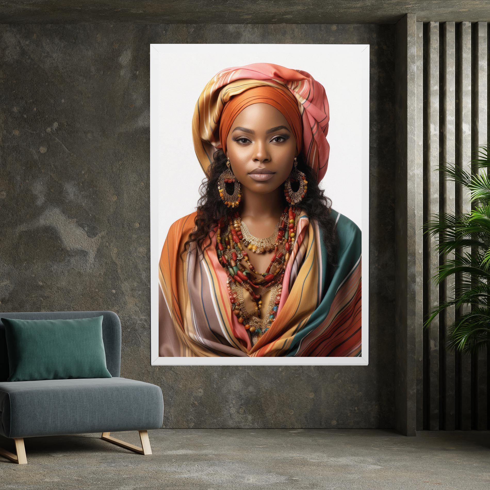 East African Woman mockup 7