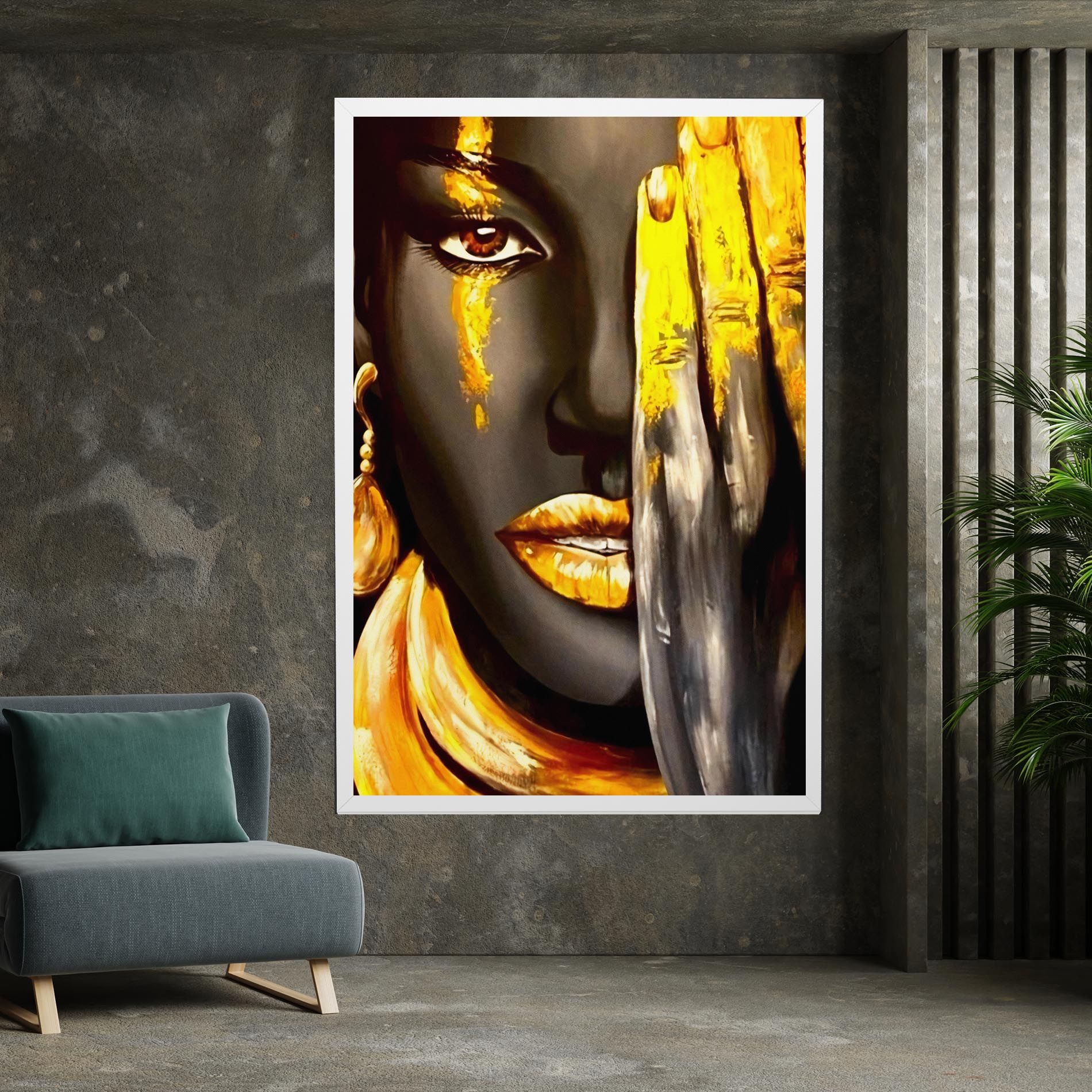 Golden African Women mockup 7