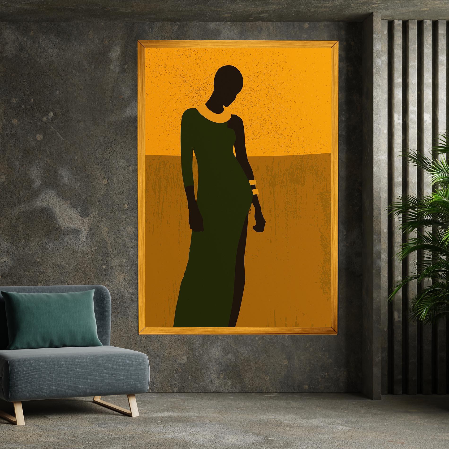 Leinwandbild African Dress mockup 7