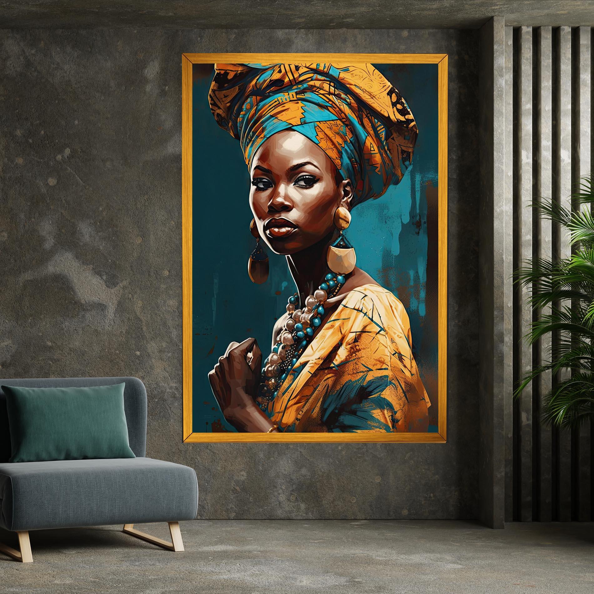 Leinwandbild Azure Chic Woman mockup 7