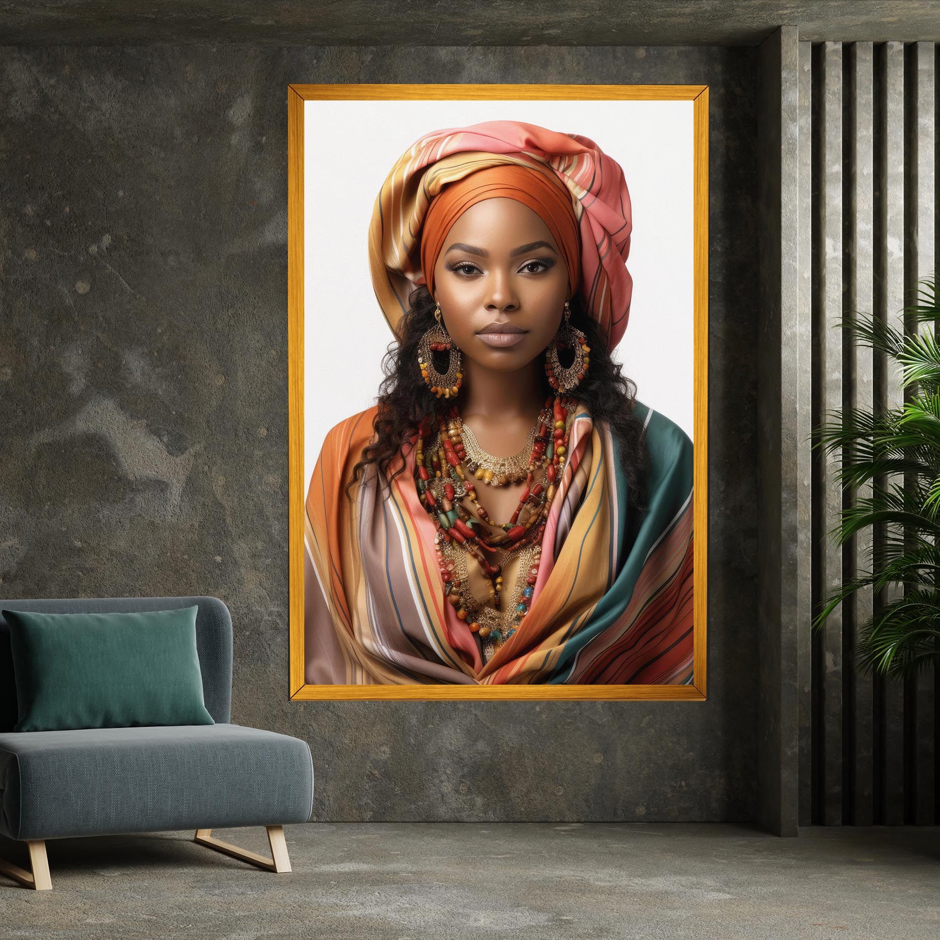 East African Woman mockup 7