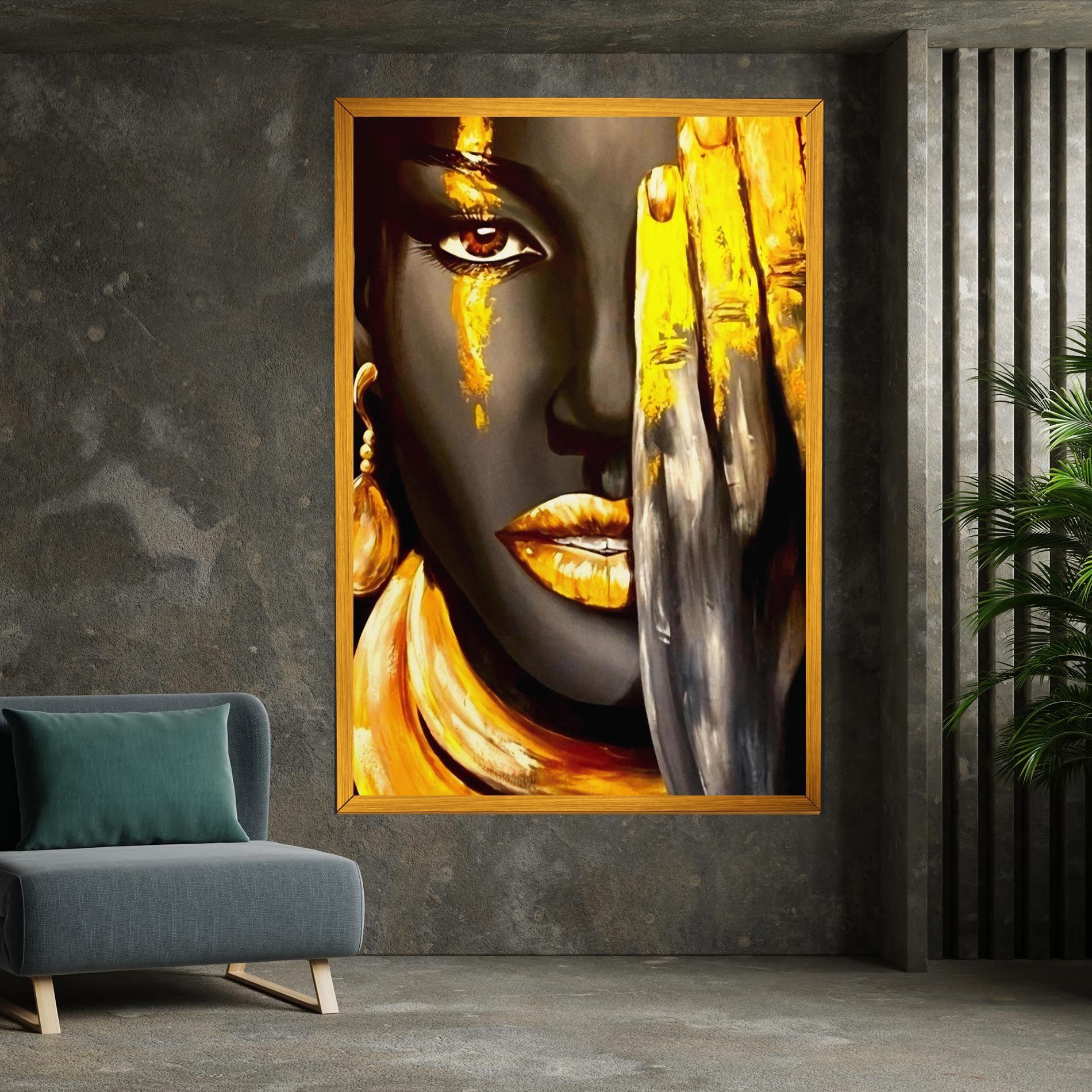 Golden African Women mockup 7