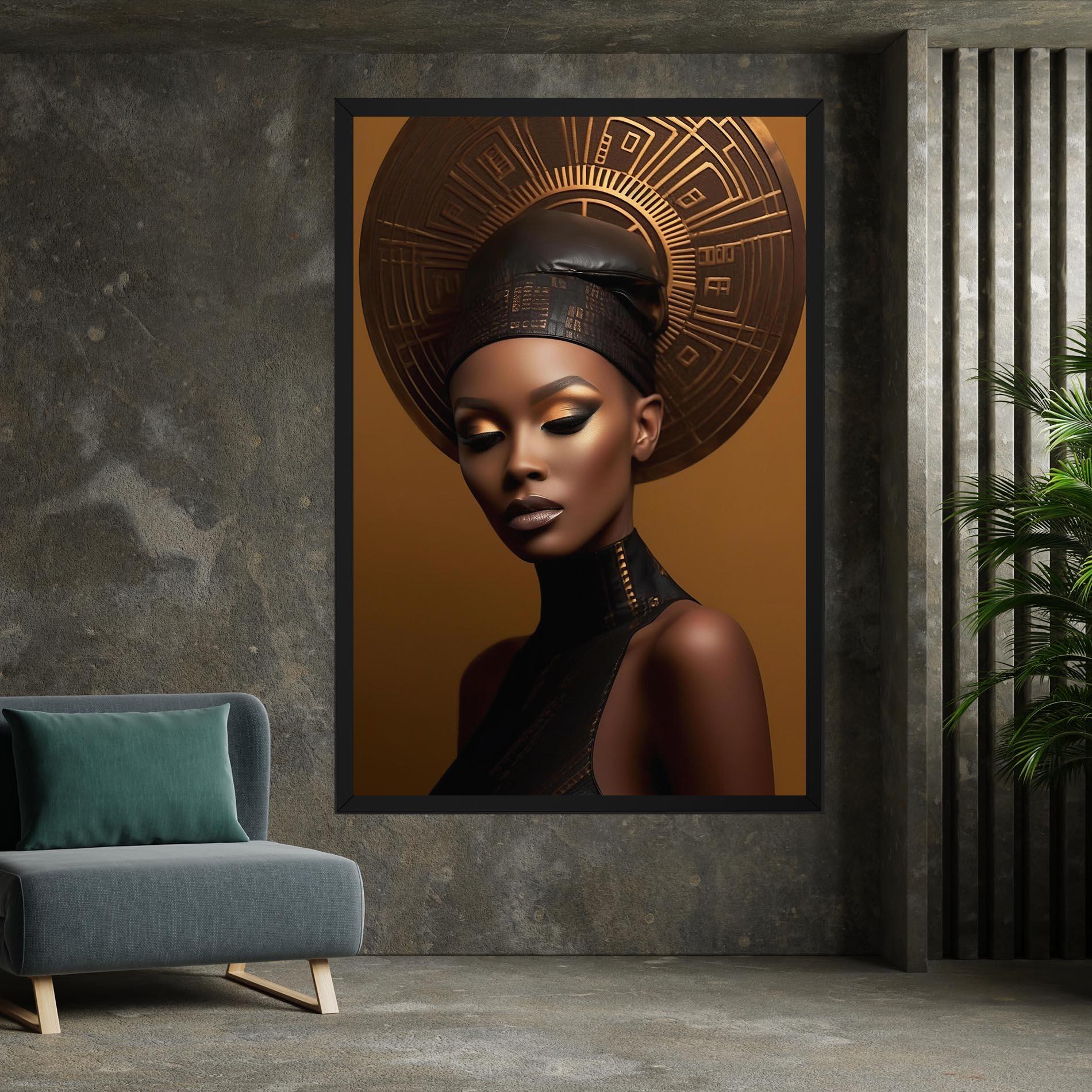 Leinwandbild African Abstract Art mockup 7