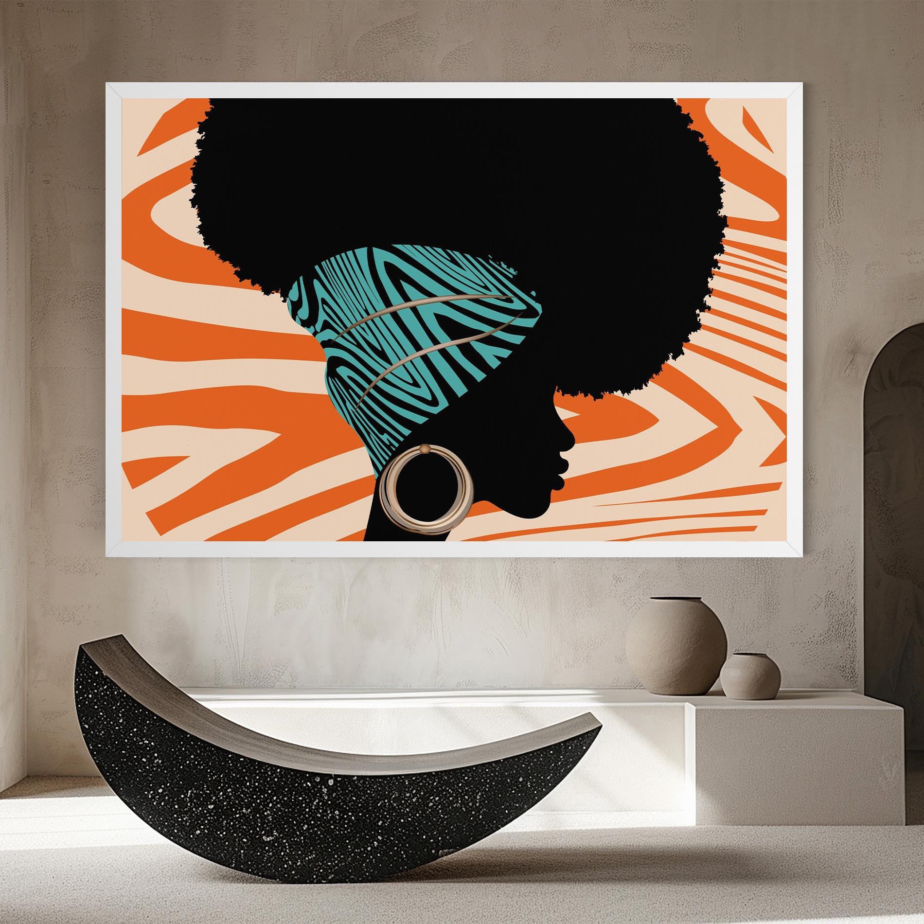 Leinwandbild African Bandana mockup 8