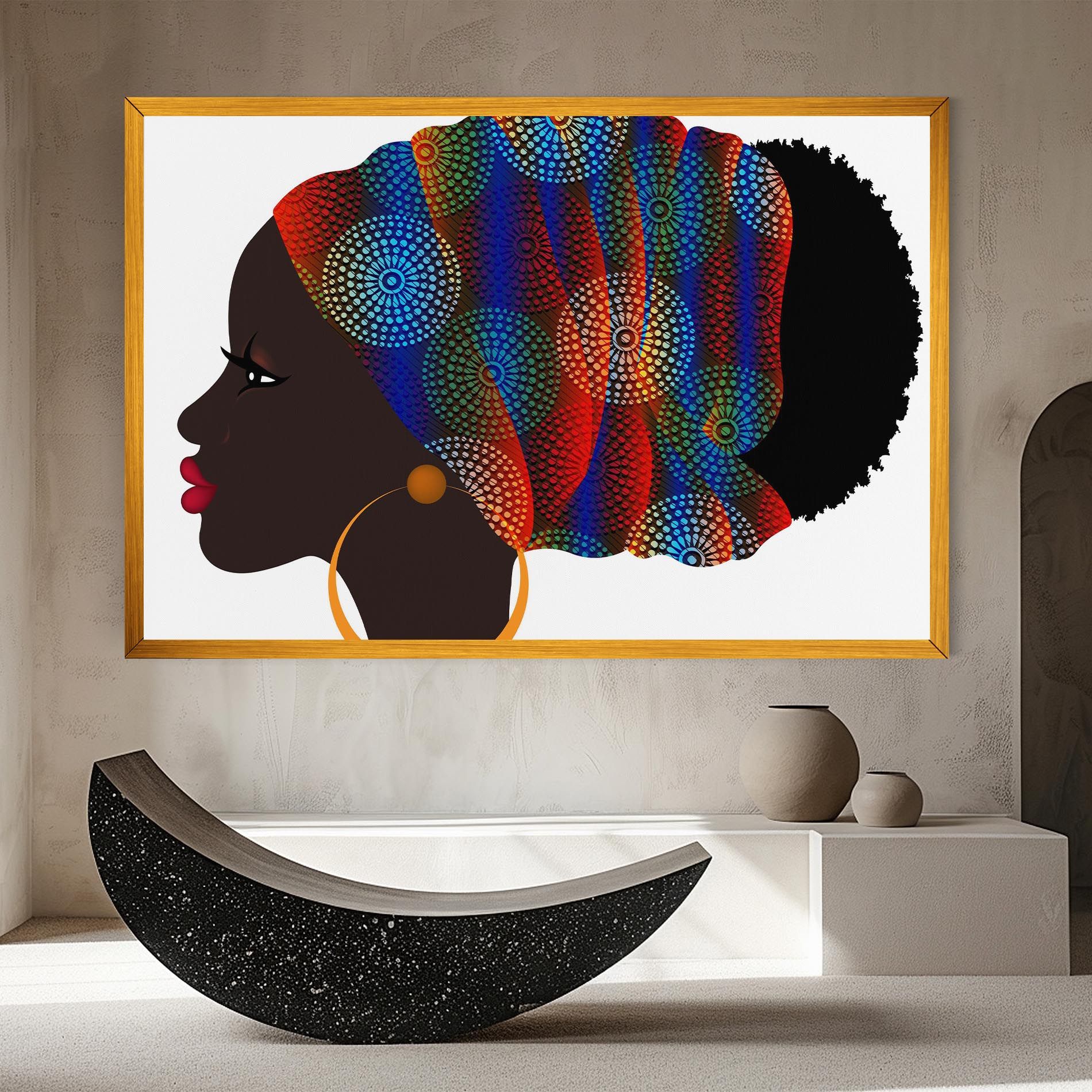 Afro Hairstyle mockup 8