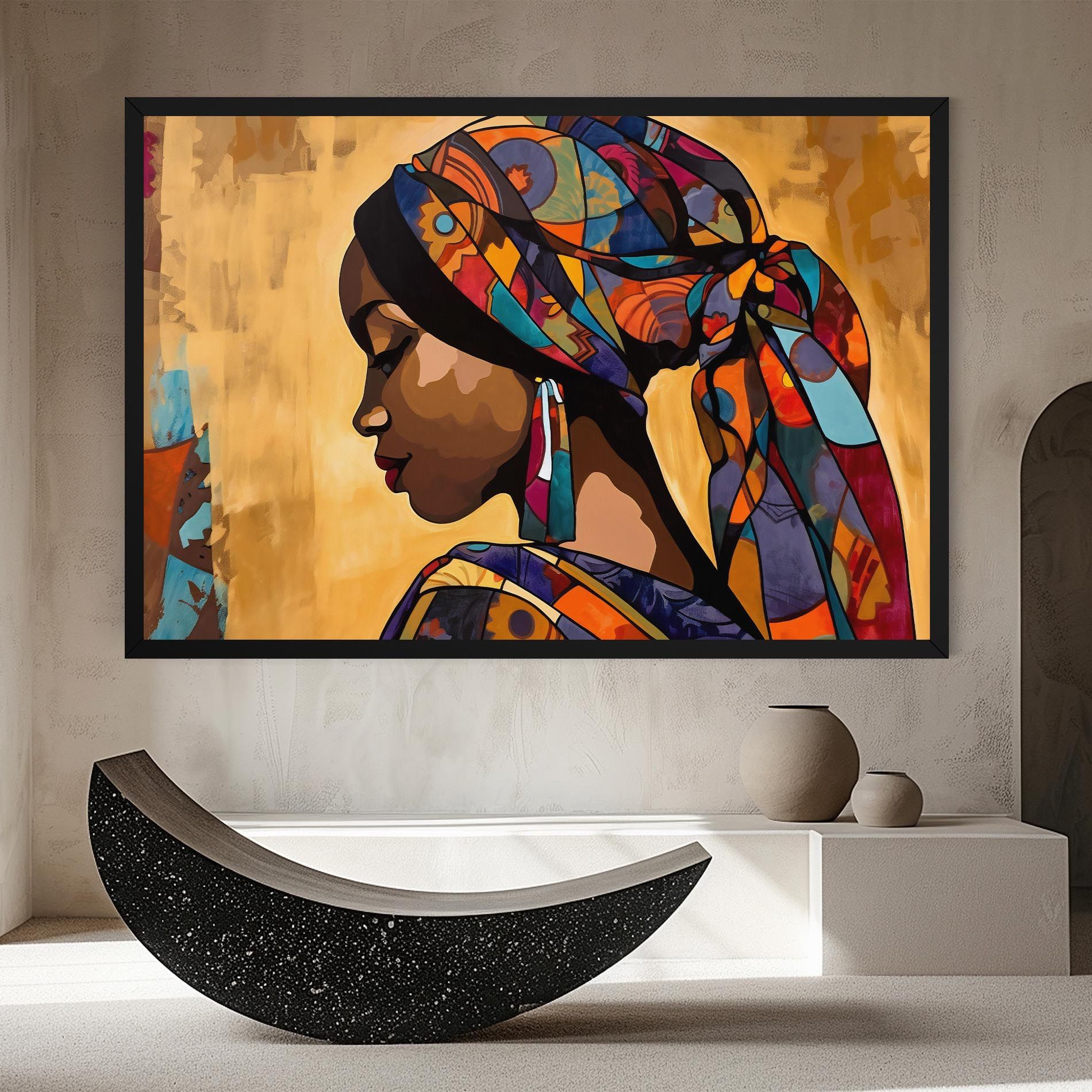 Headscarf Pretty Woman mockup 8