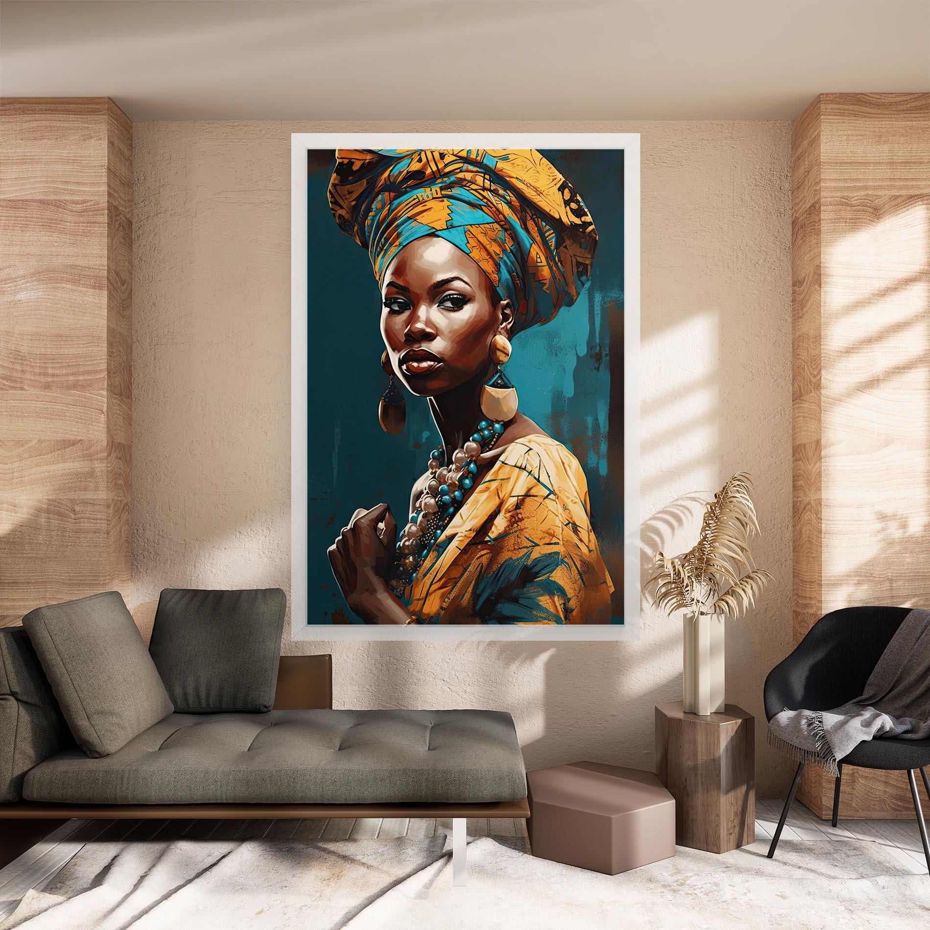 Leinwandbild Azure Chic Woman mockup 8