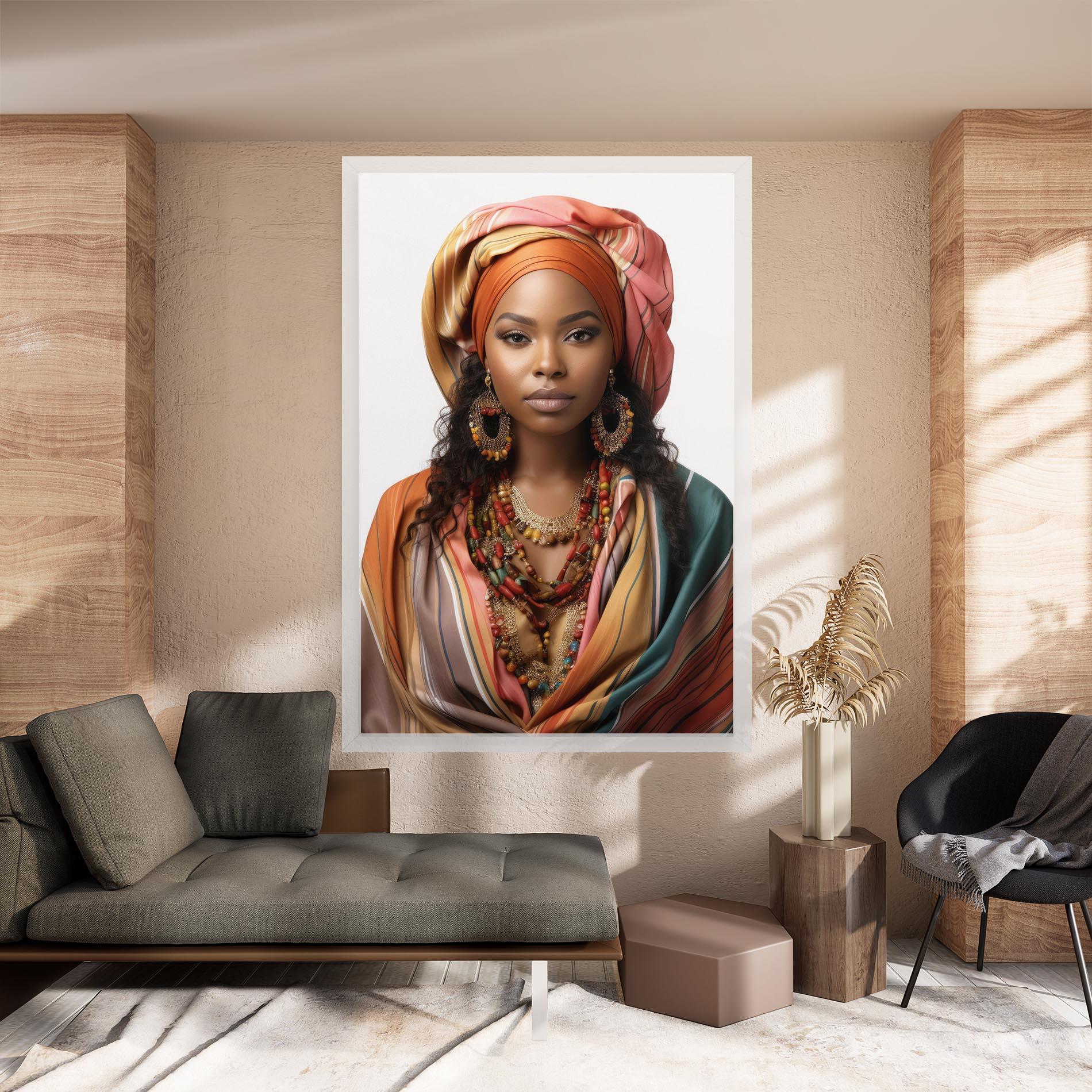 Leinwandbild East African Woman mockup 8