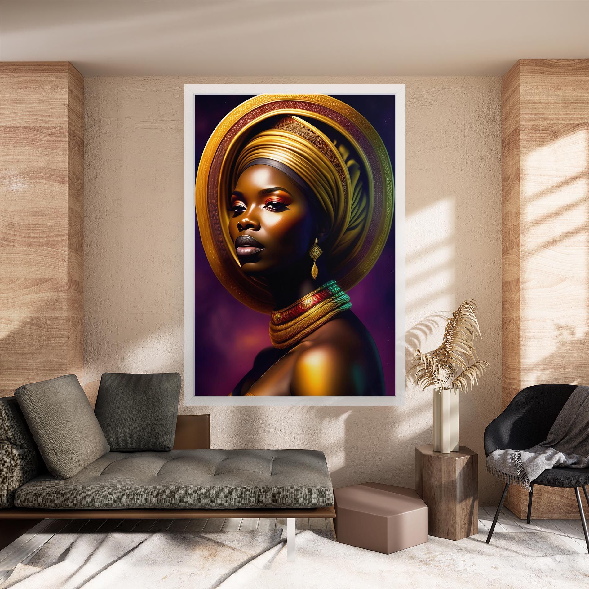 Golden Crown Woman mockup 8