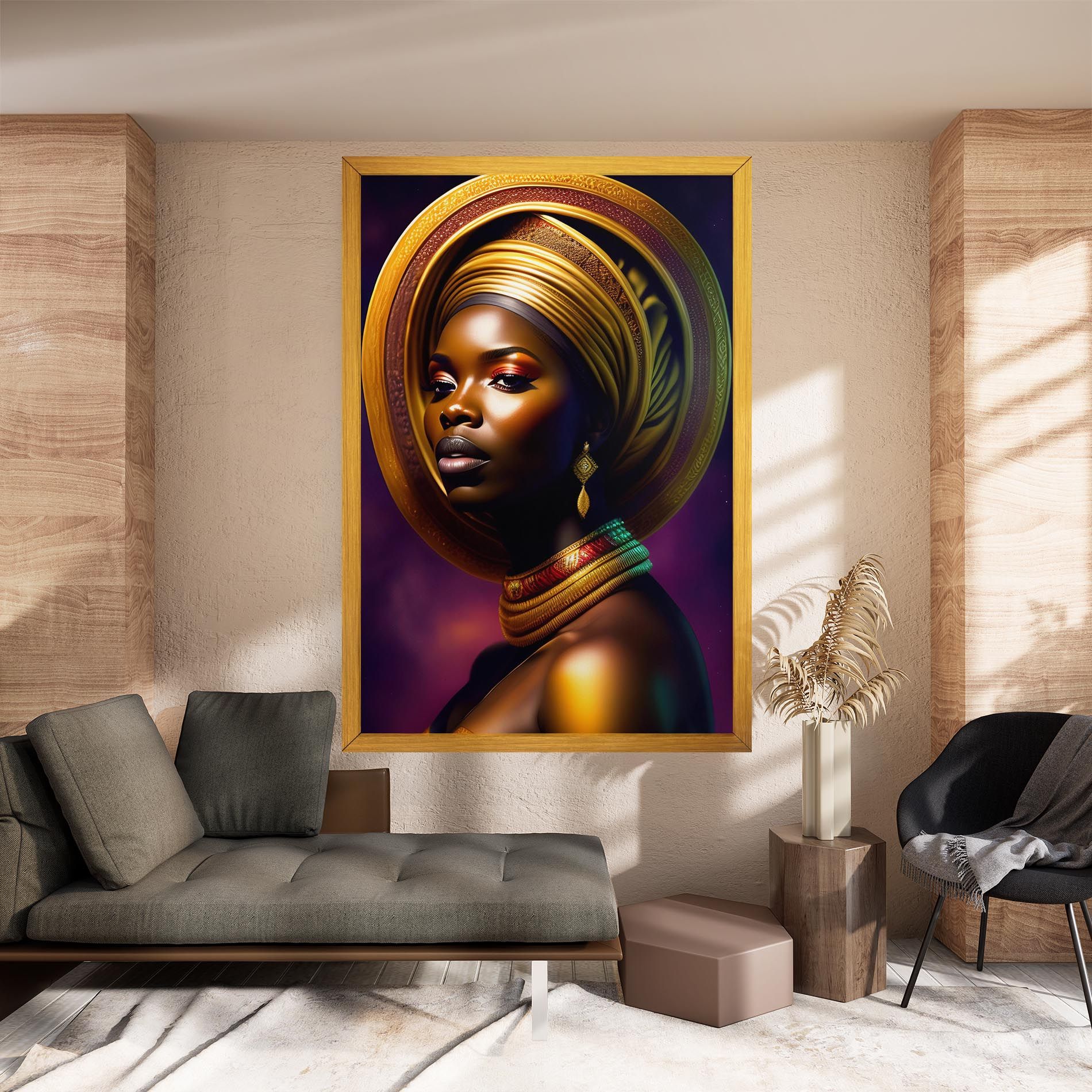 Golden Crown Woman mockup 8