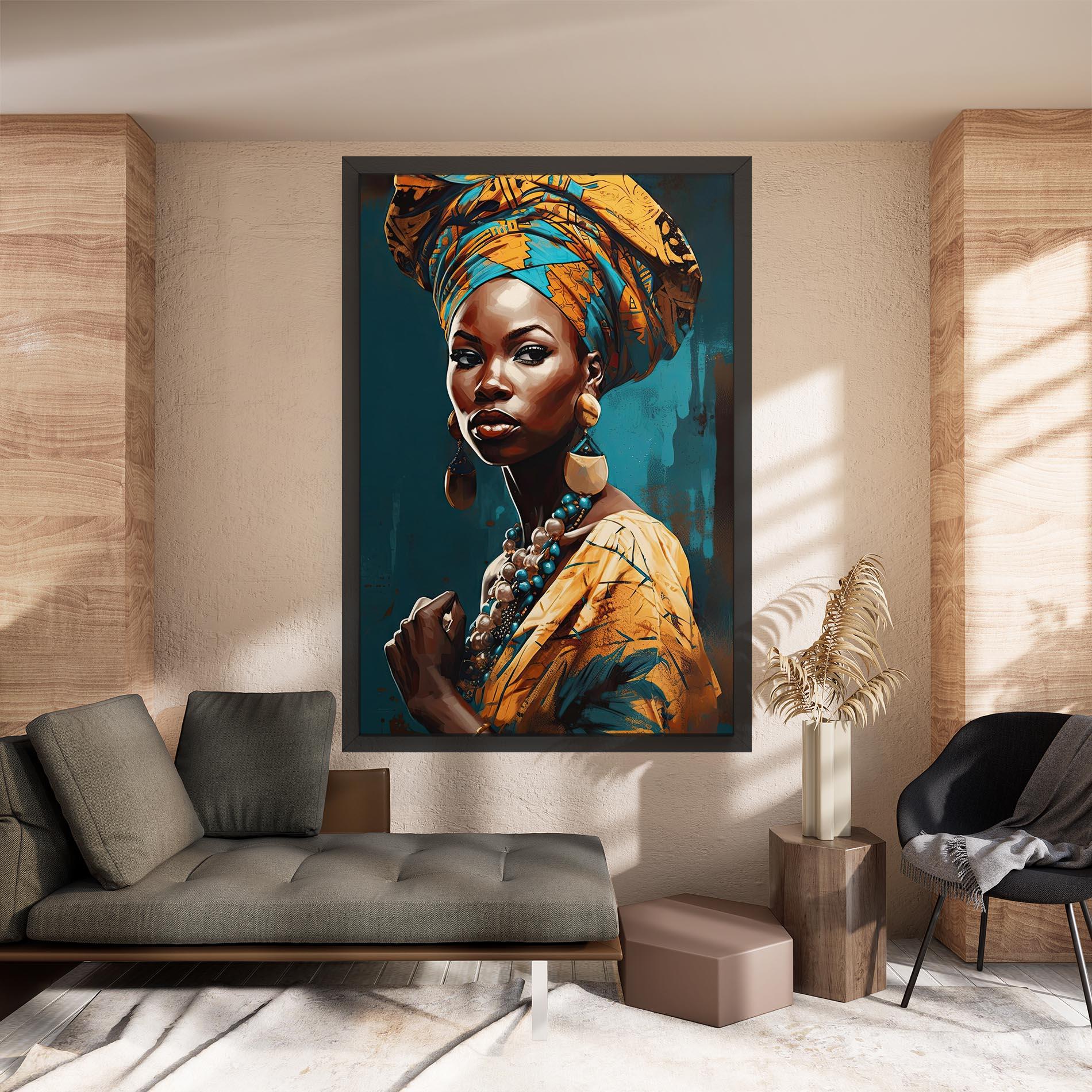 Leinwandbild Azure Chic Woman mockup 8