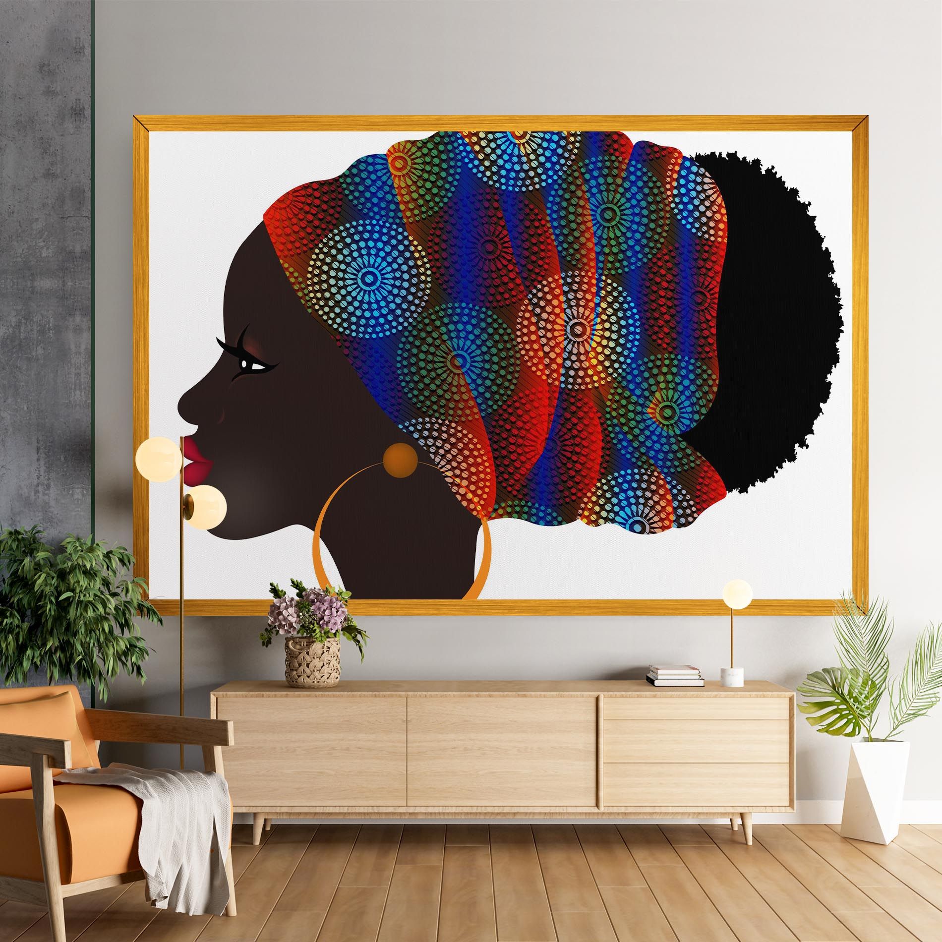 Afro Hairstyle mockup 9