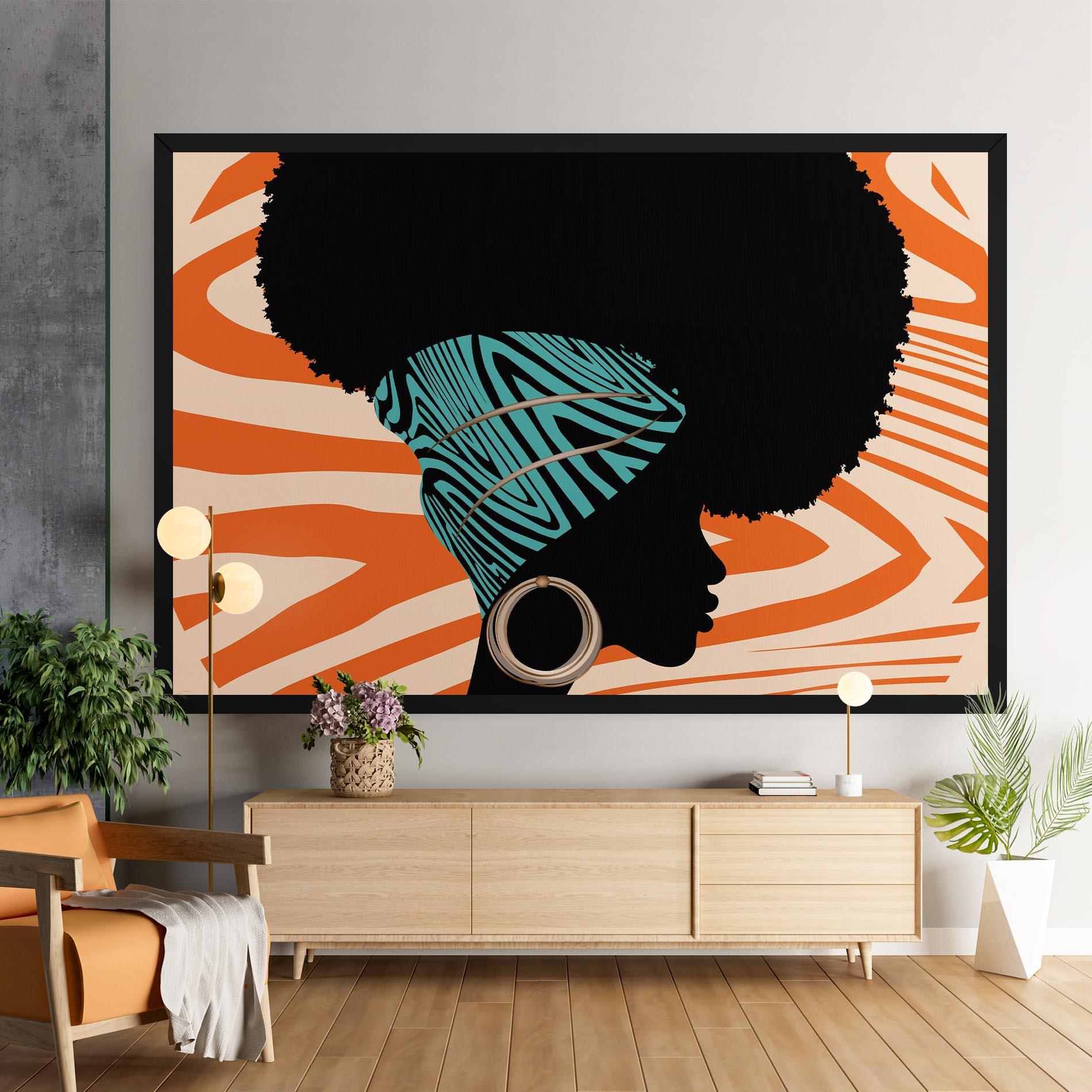 Leinwandbild African Bandana mockup 9