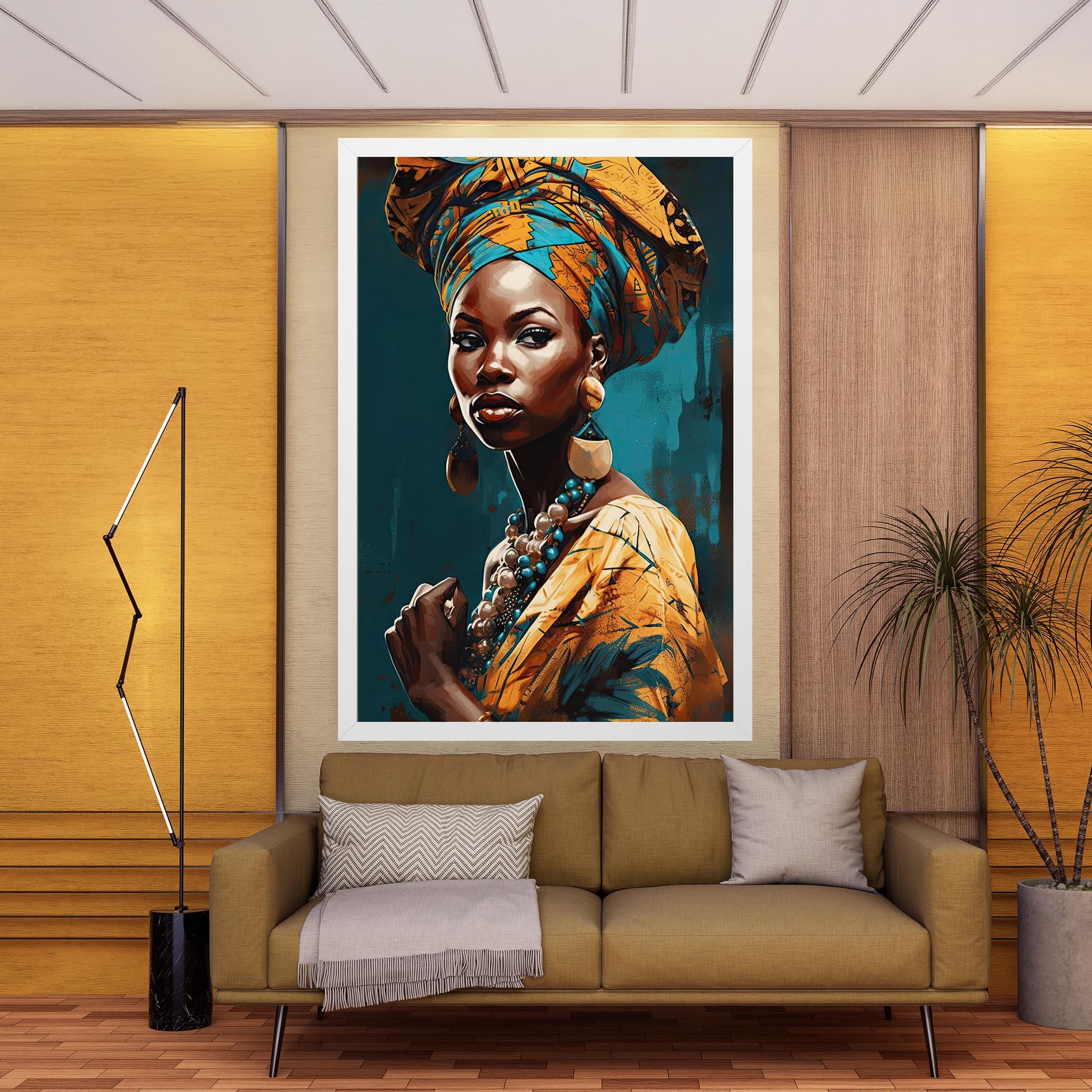 Leinwandbild Azure Chic Woman mockup 9