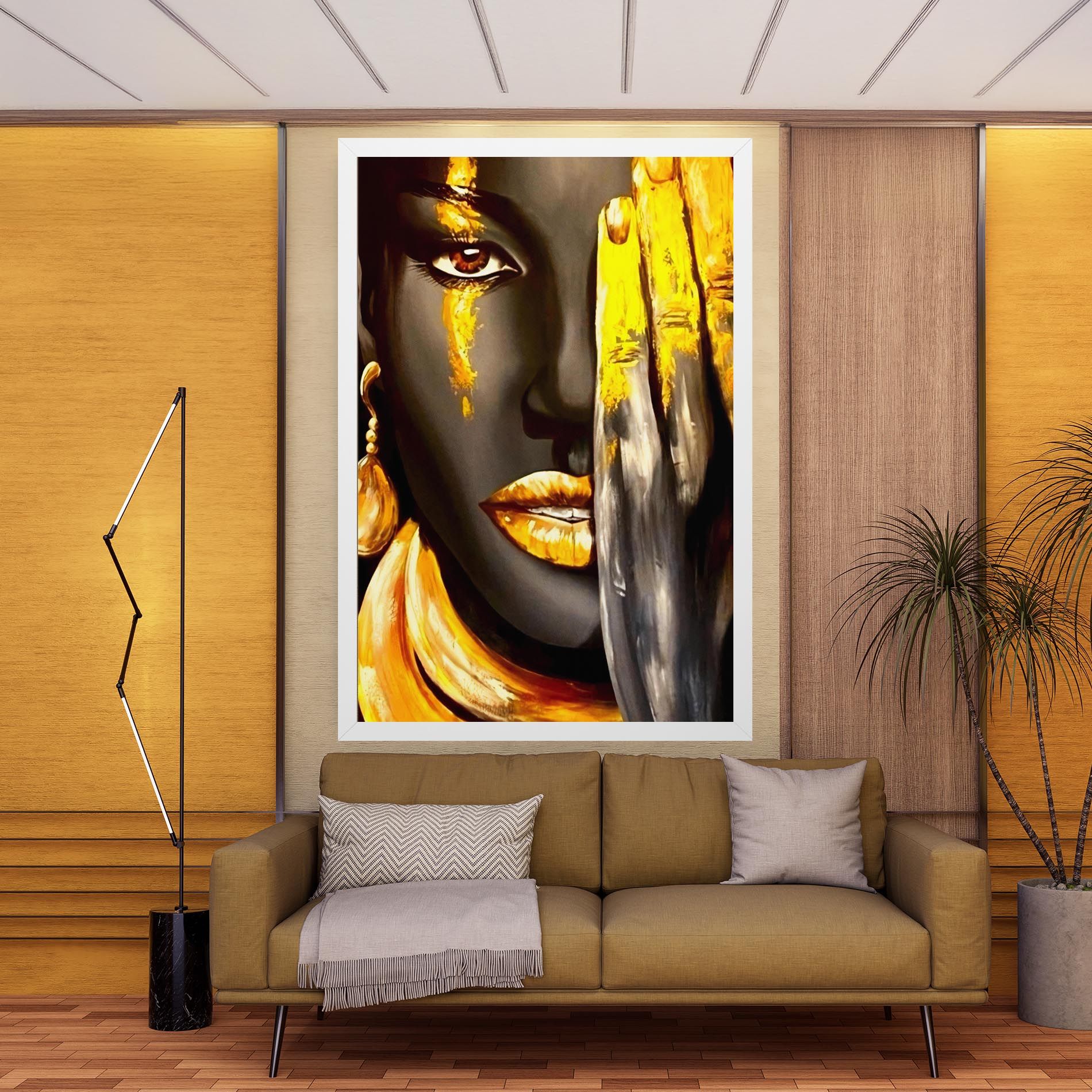 Golden African Women mockup 9