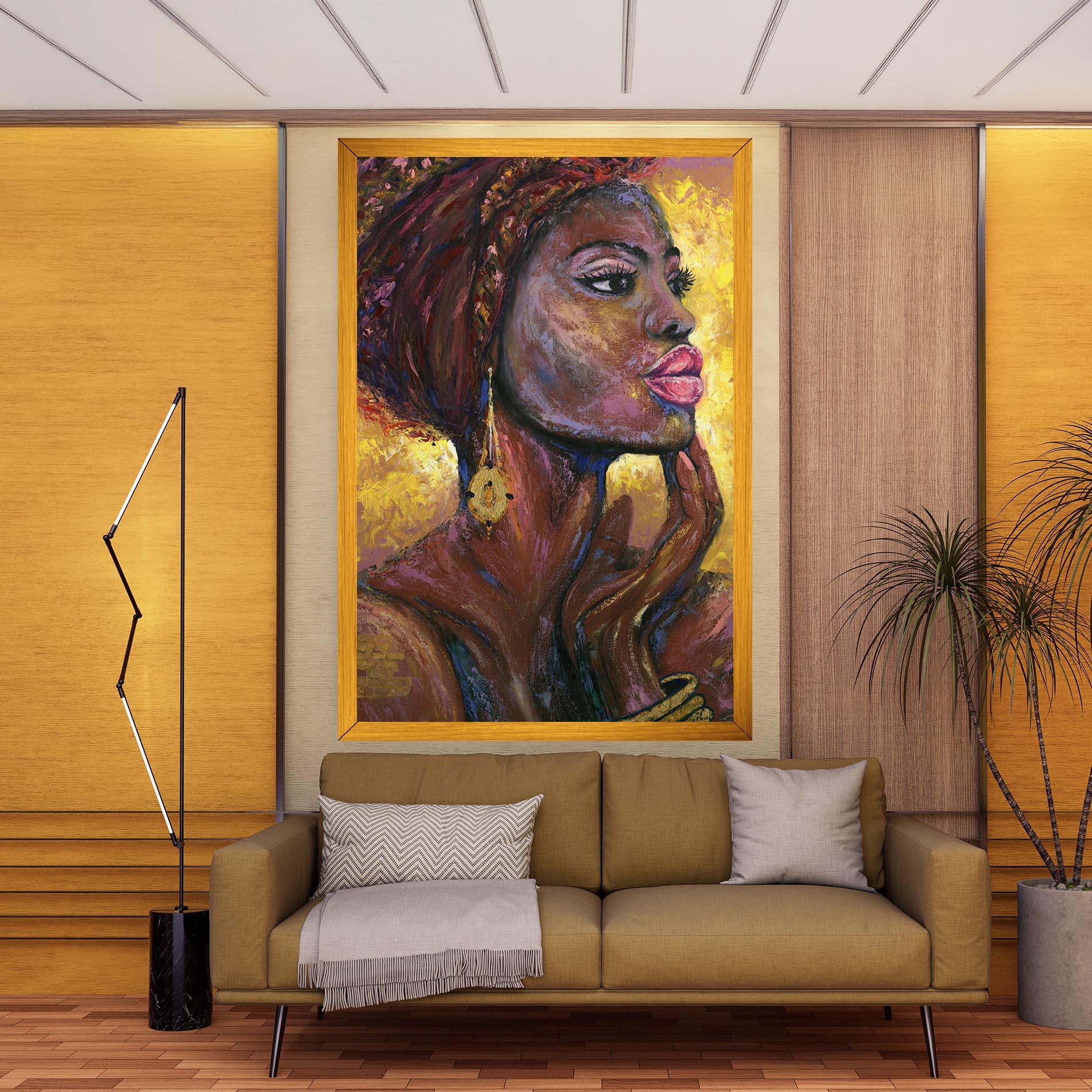 Leinwandbild African Women mockup 9