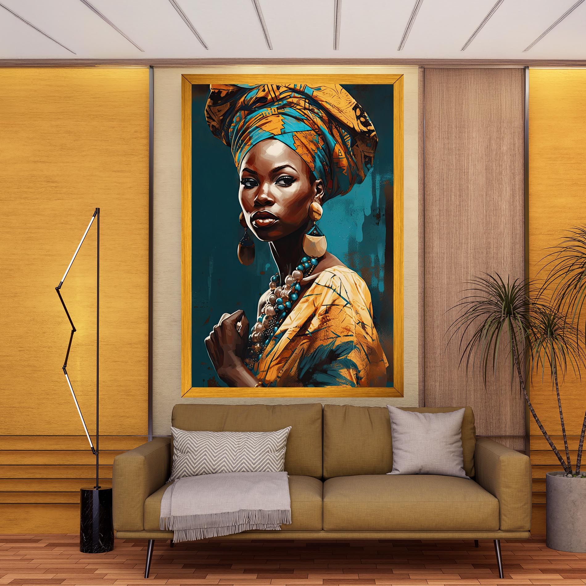 Azure Chic Woman mockup 9