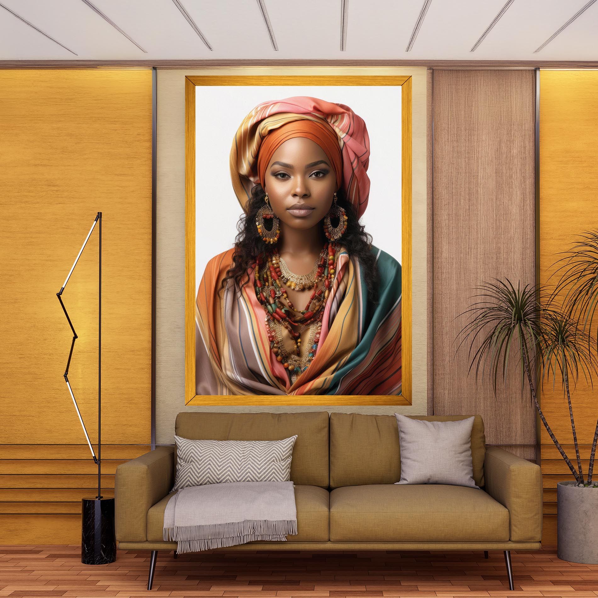 East African Woman mockup 9
