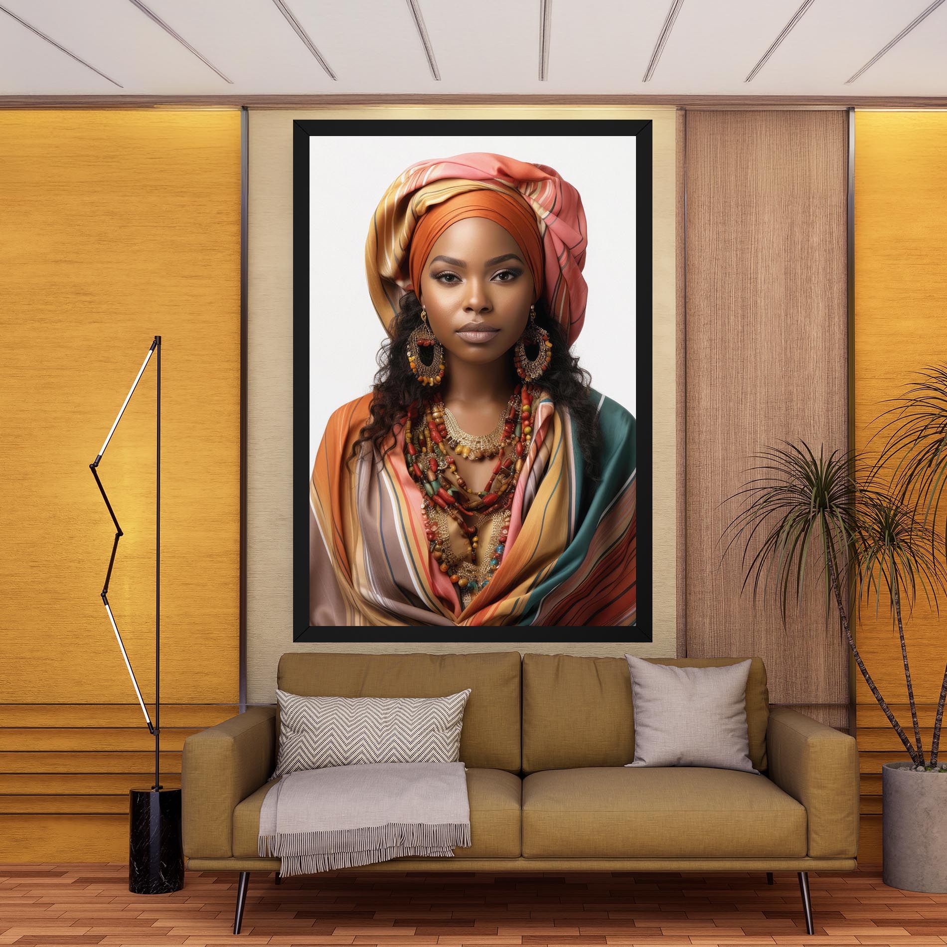 East African Woman mockup 9