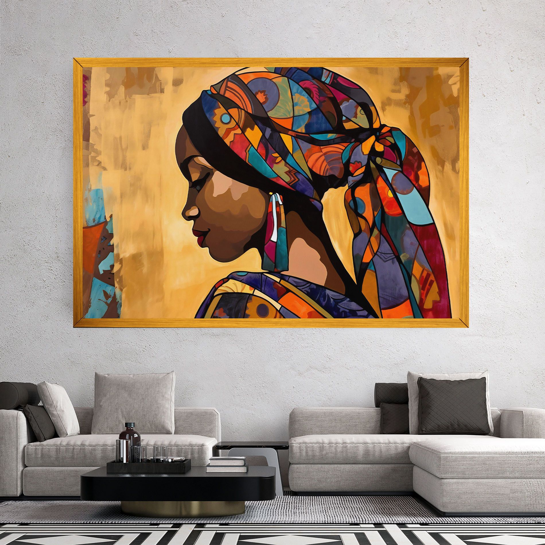 Headscarf Pretty Woman mockup 2