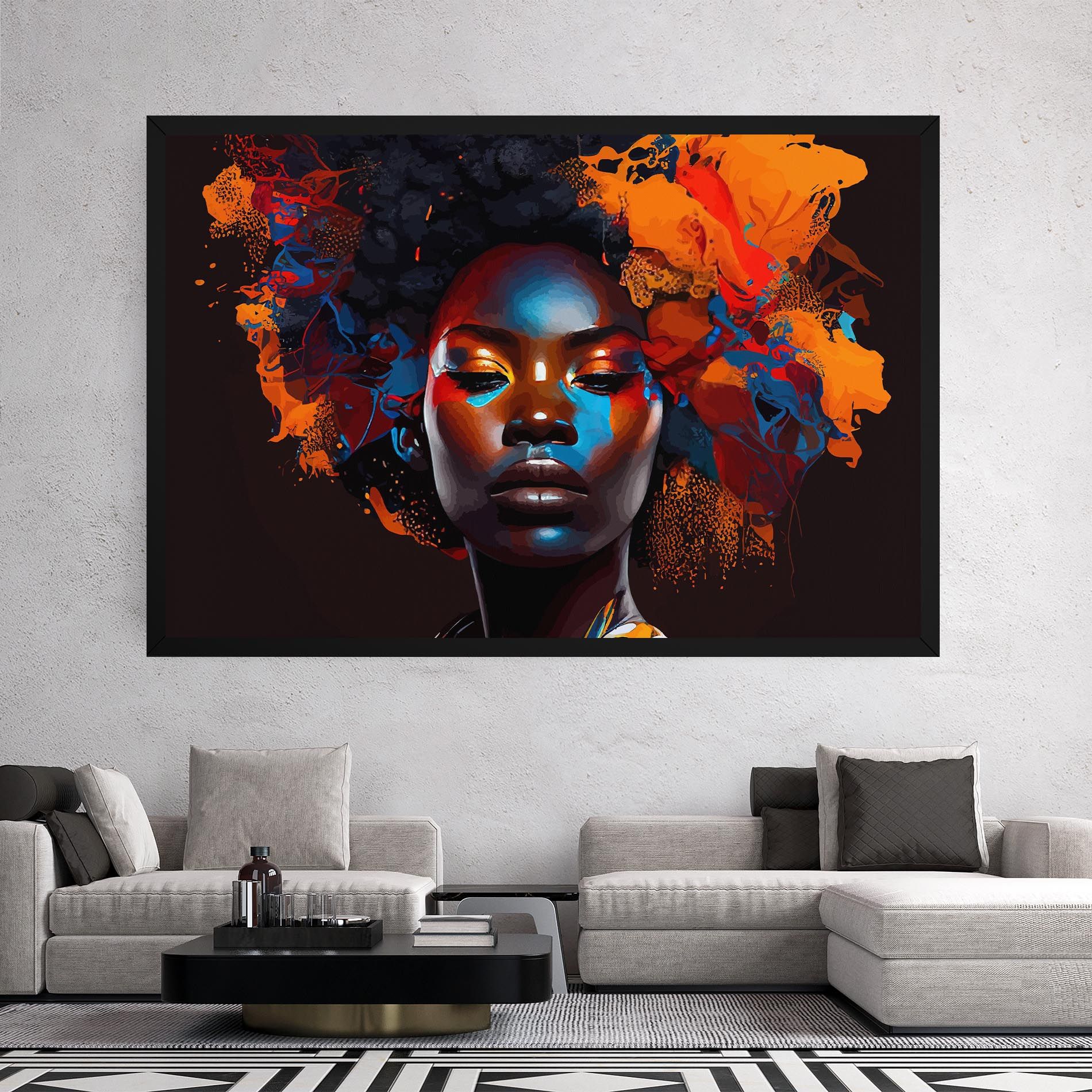 Africat Yellow Hair mockup 2