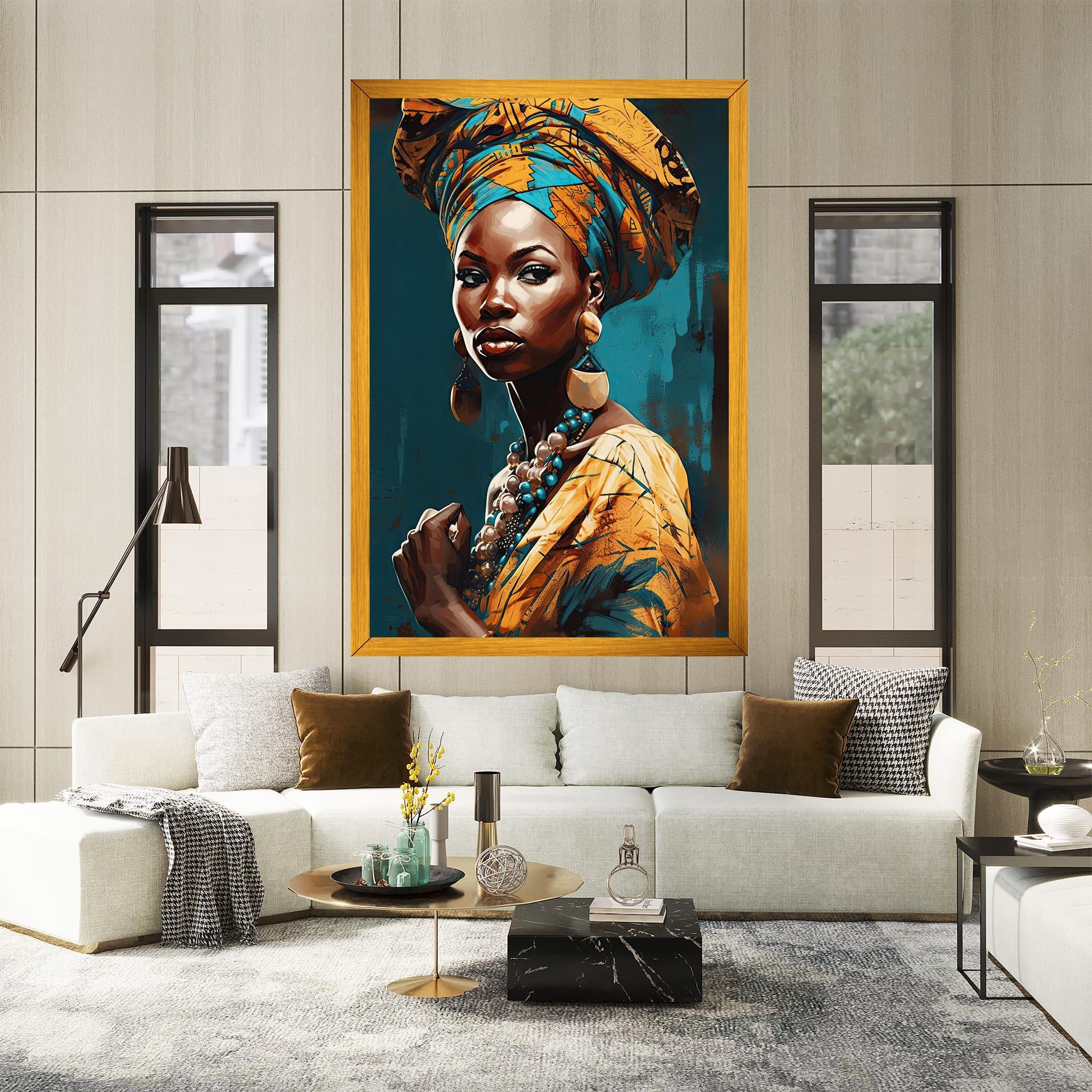 Leinwandbild Azure Chic Woman mockup 2