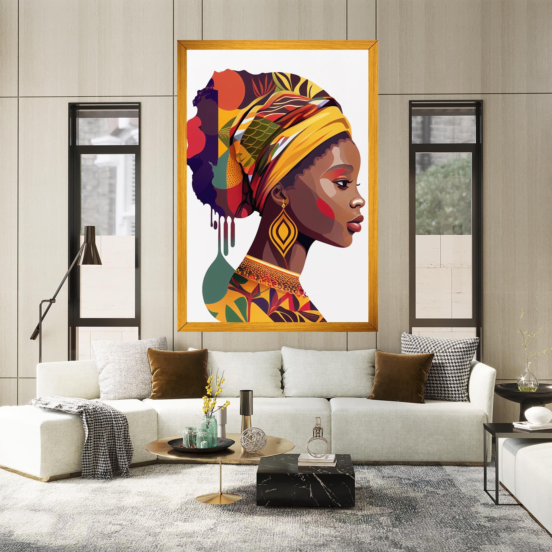 Colorful African mockup 2