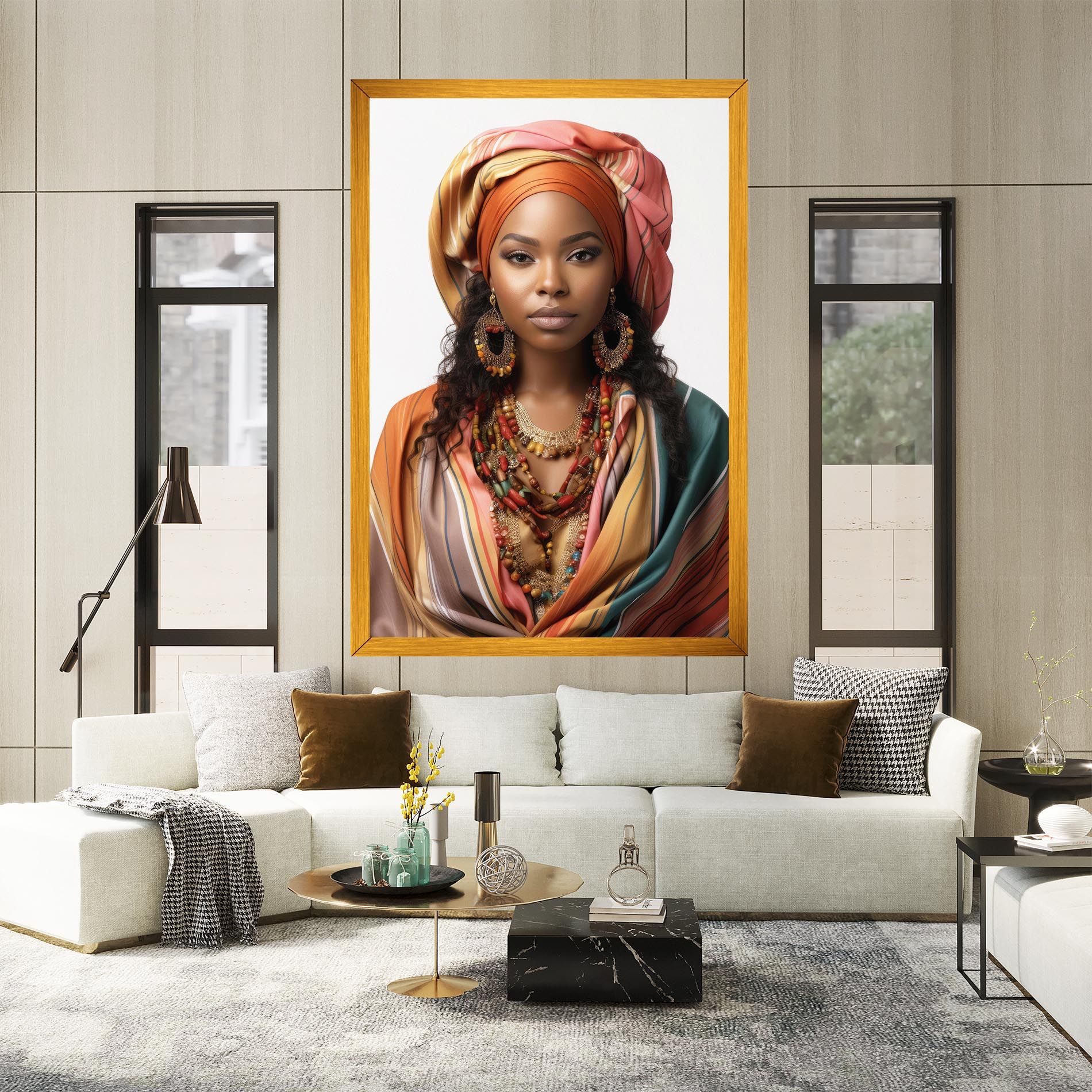 East African Woman mockup 2