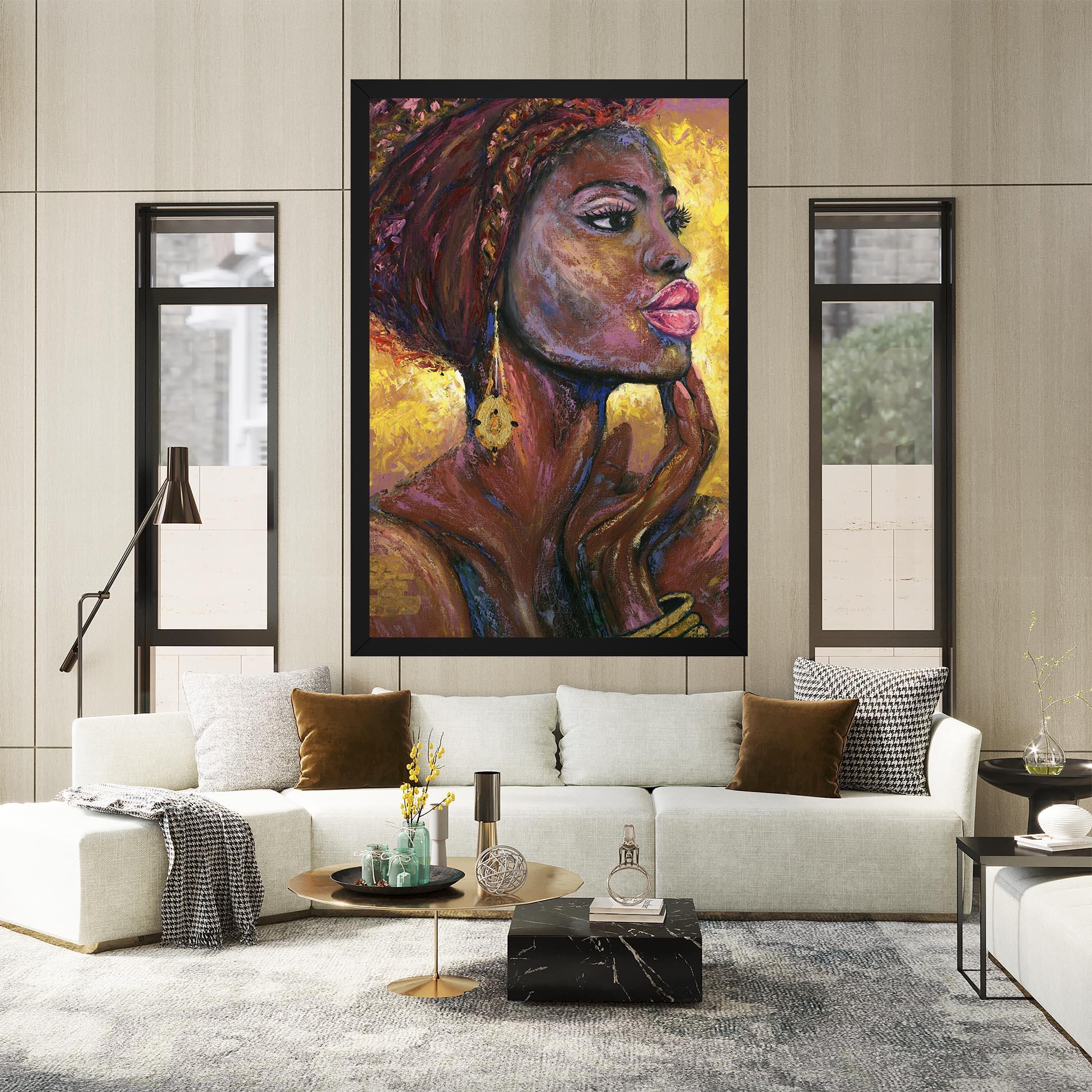 Leinwandbild African Women mockup 2