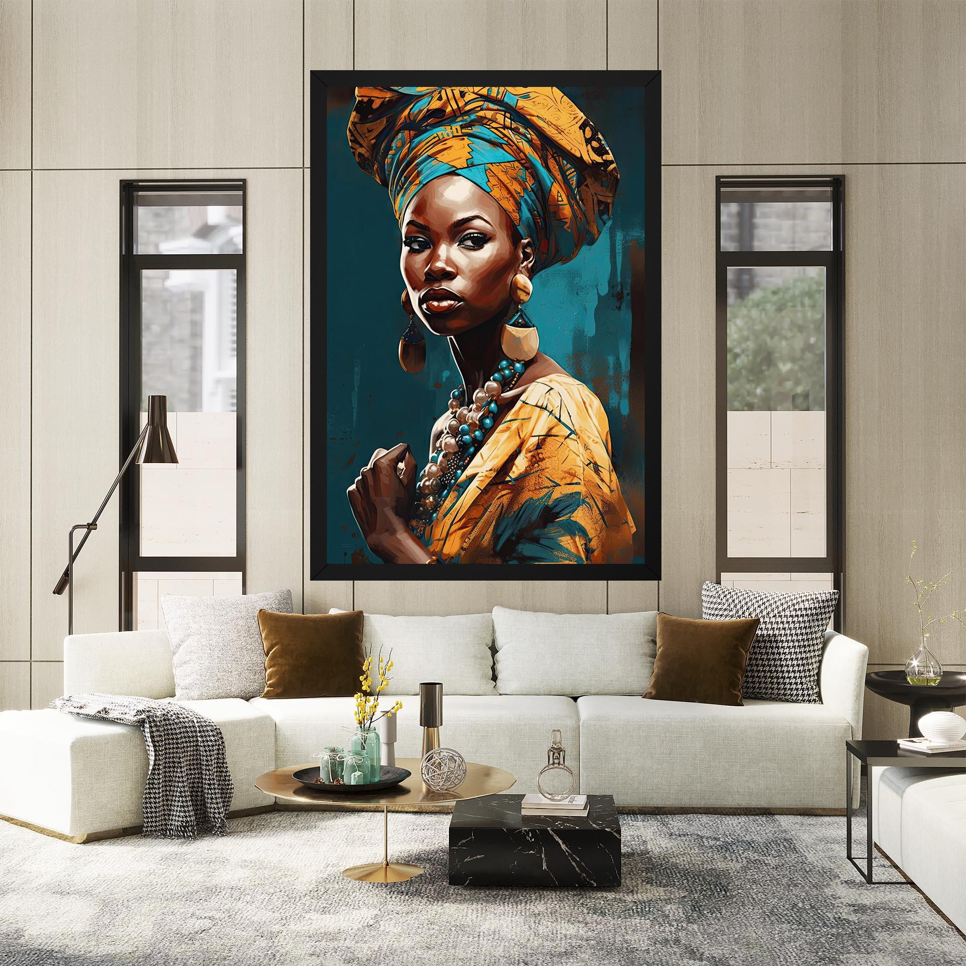 Leinwandbild Azure Chic Woman mockup 2