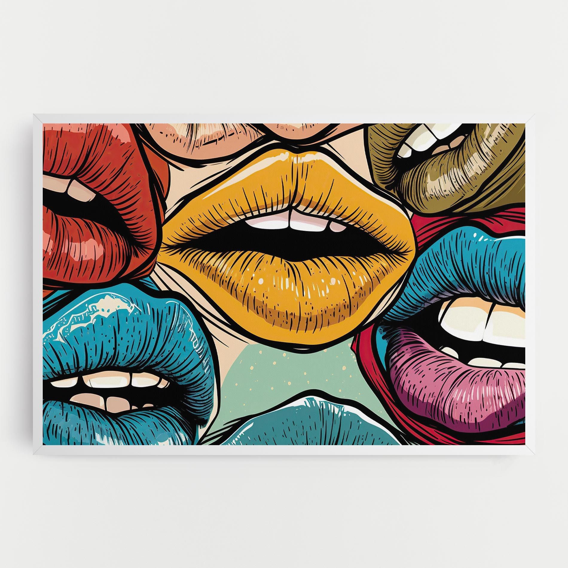 Comic Book Color Lips mockup 0