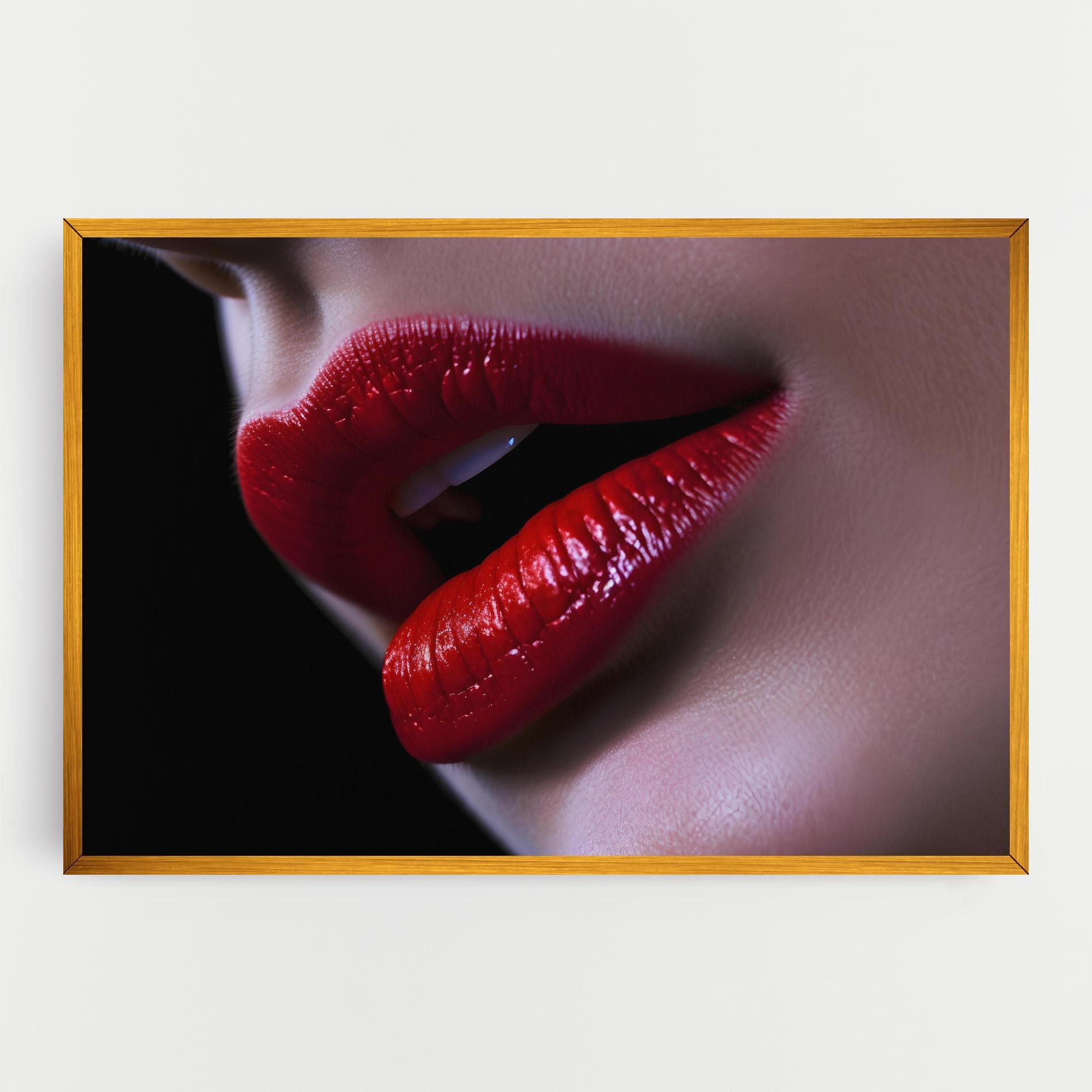 Leinwandbild Close Up Woman mockup 0