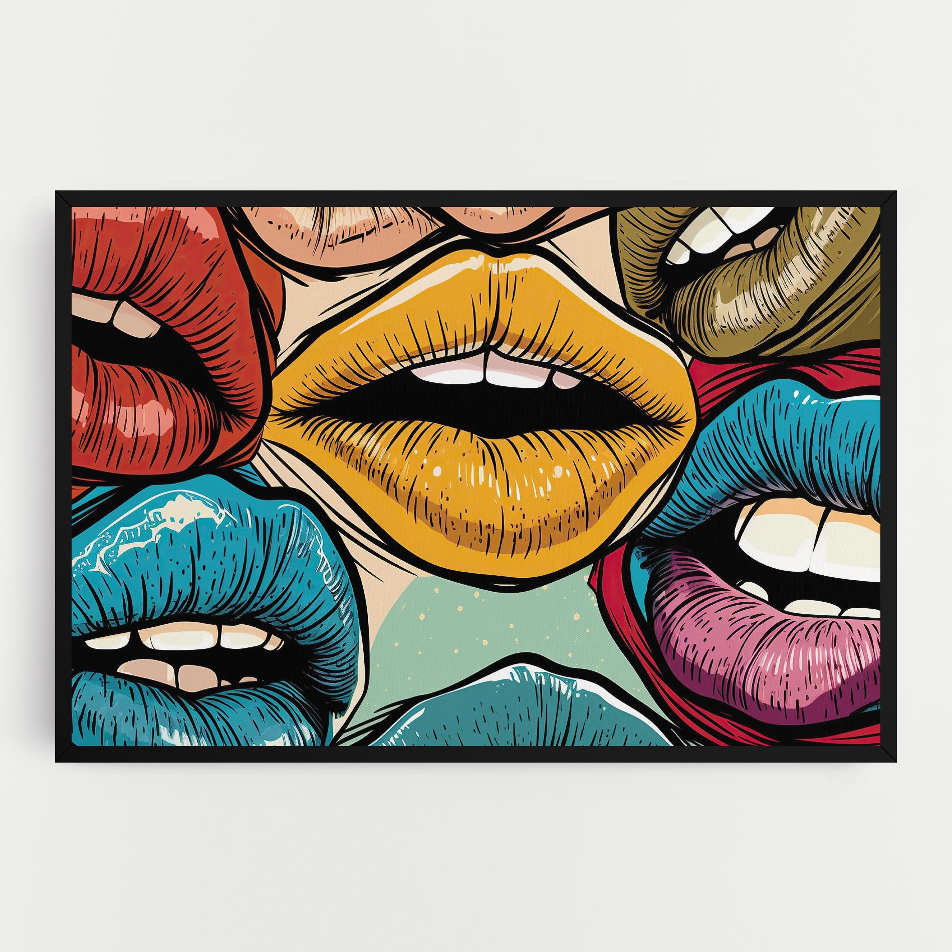 Comic Book Color Lips mockup 0