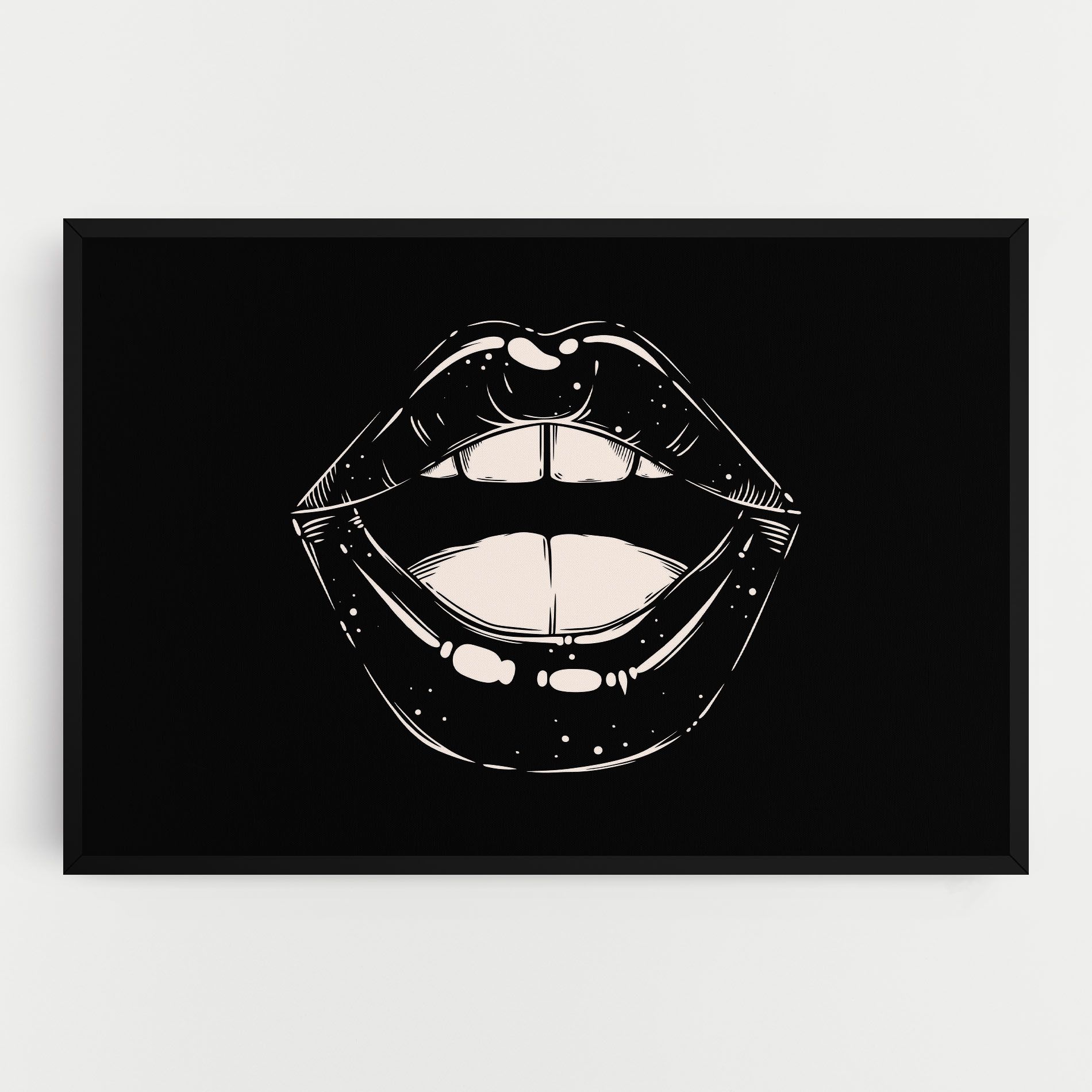 Lips On Black mockup 0