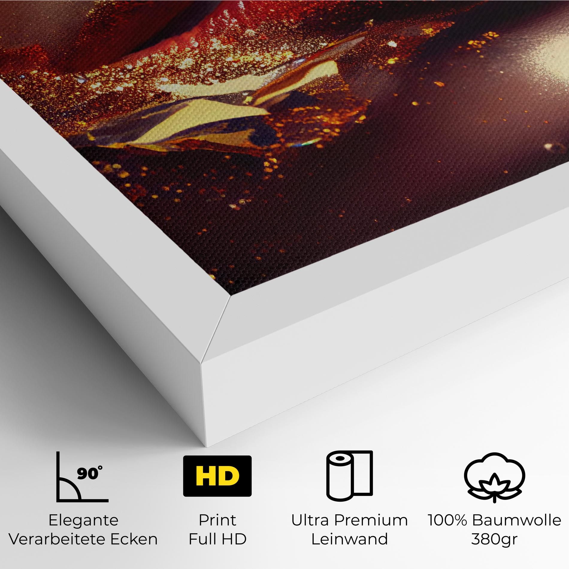 Gold Glitter Lips mockup 4