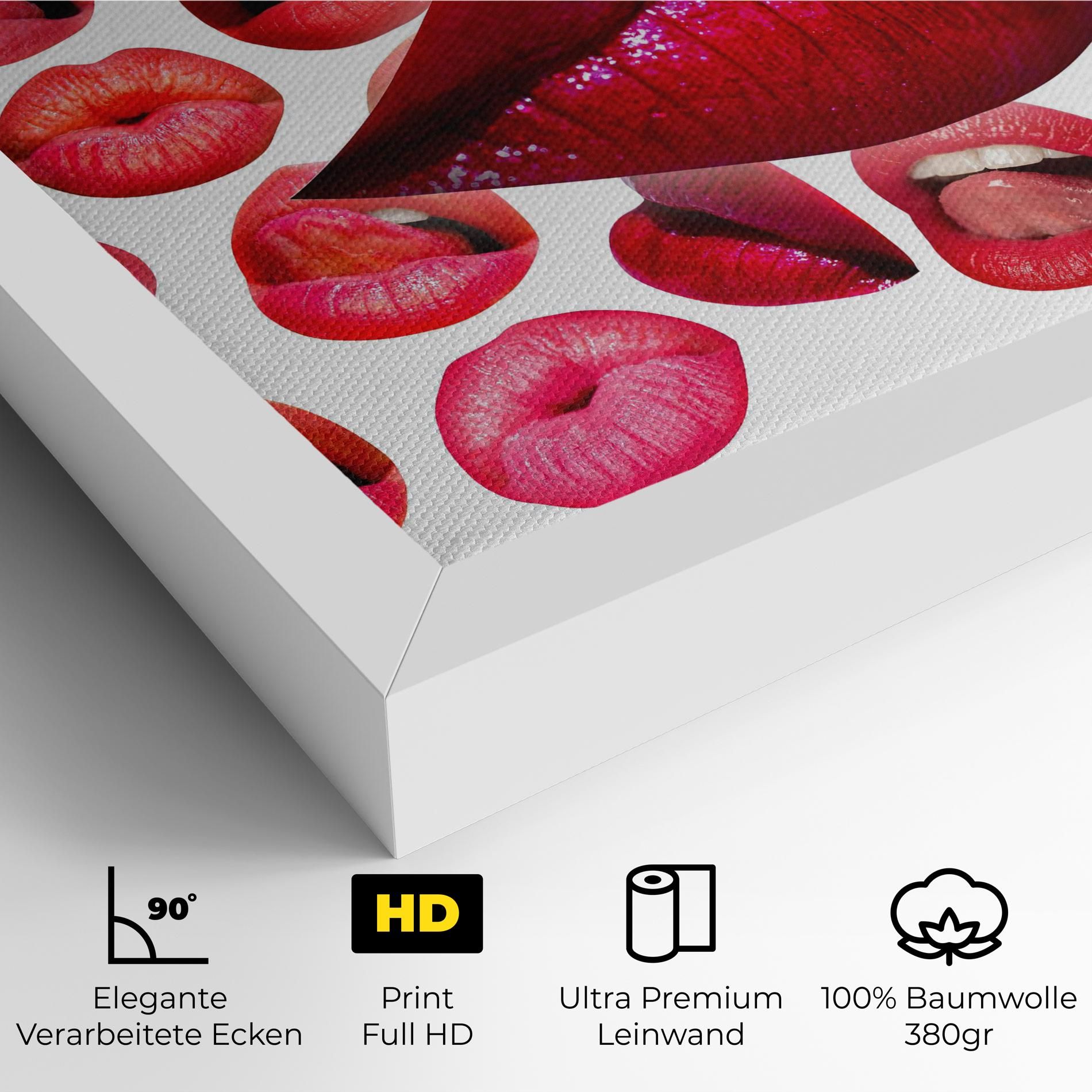 Red Lip Female mockup 4