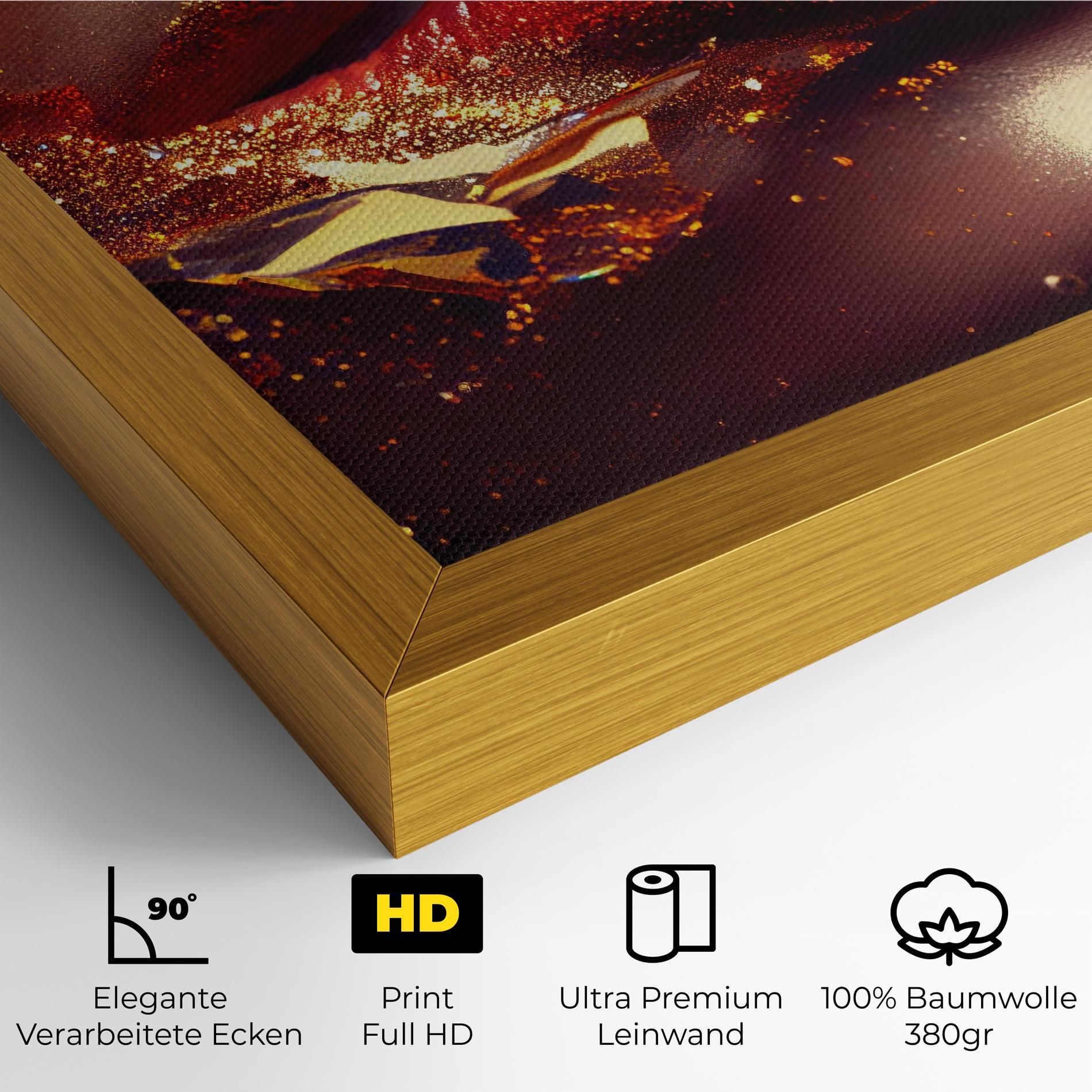 Gold Glitter Lips mockup 4