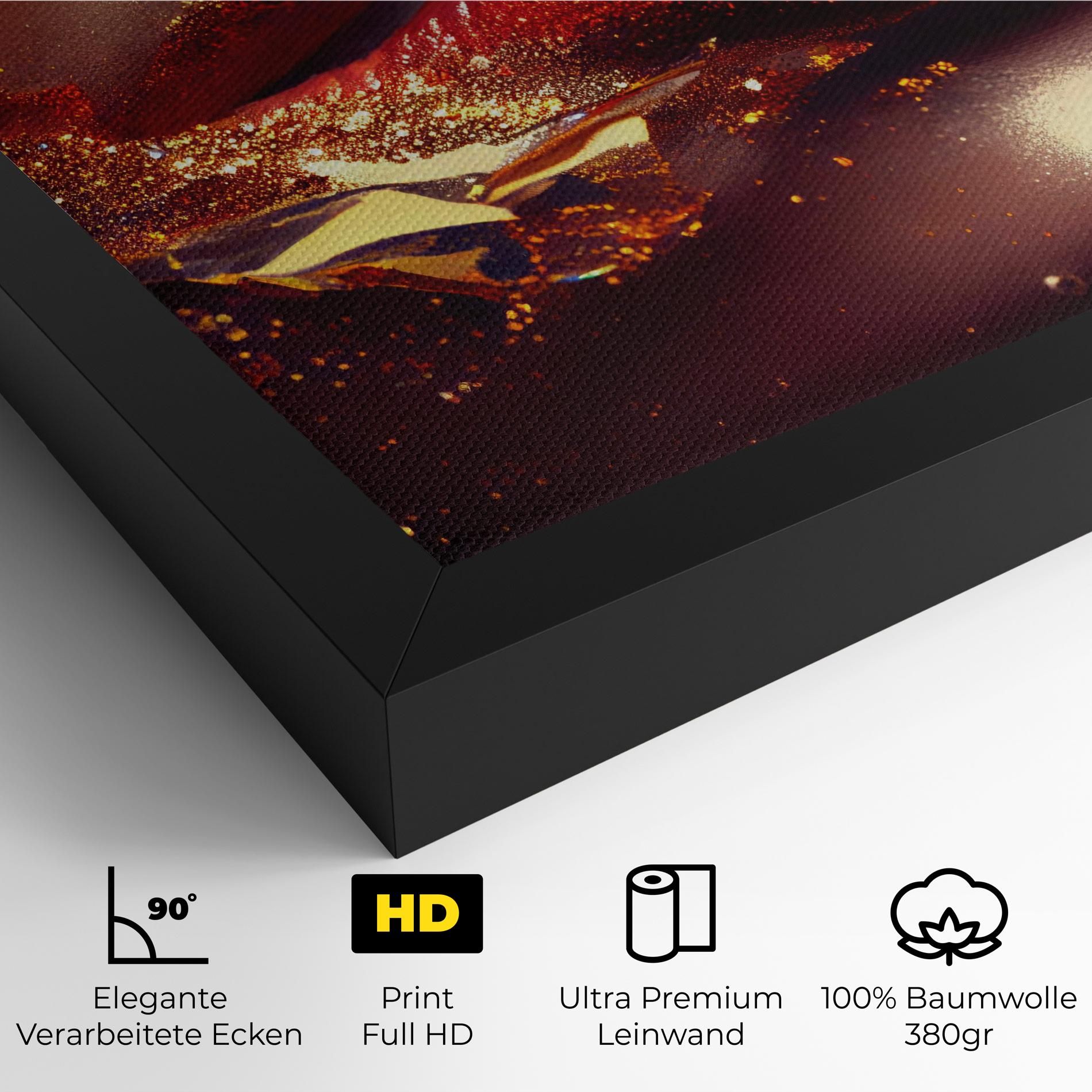 Gold Glitter Lips mockup 4