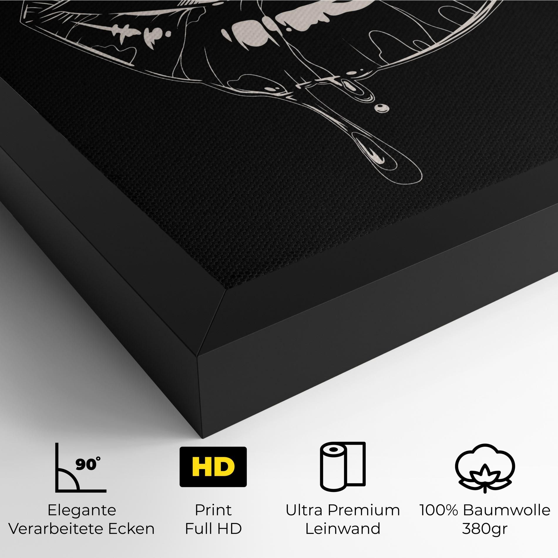 Open Lips On Black mockup 4