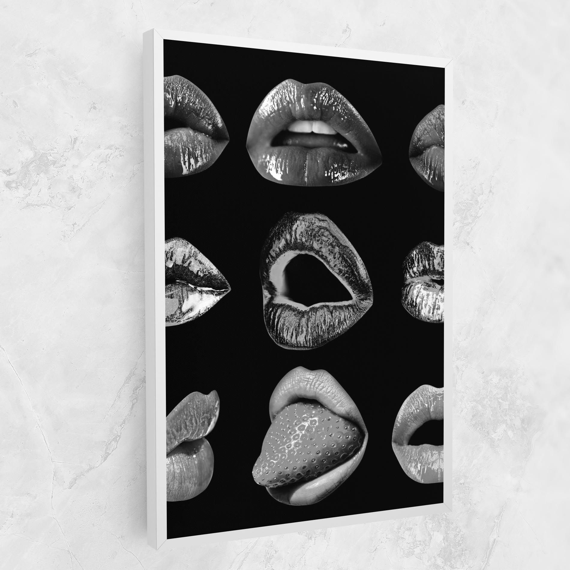 Grey Lips Collage mockup 1