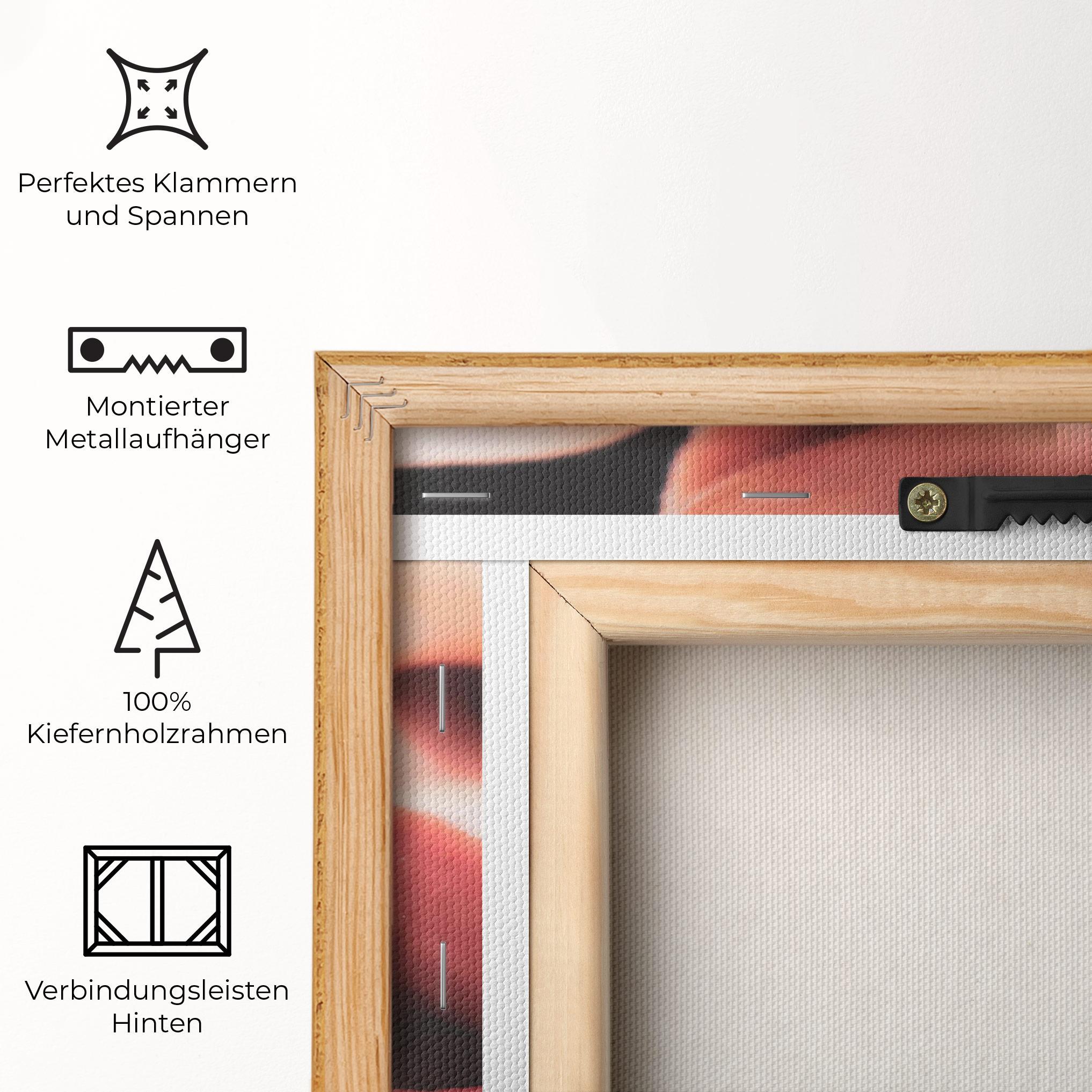 Leinwandbild Beautiful Lips mockup 5