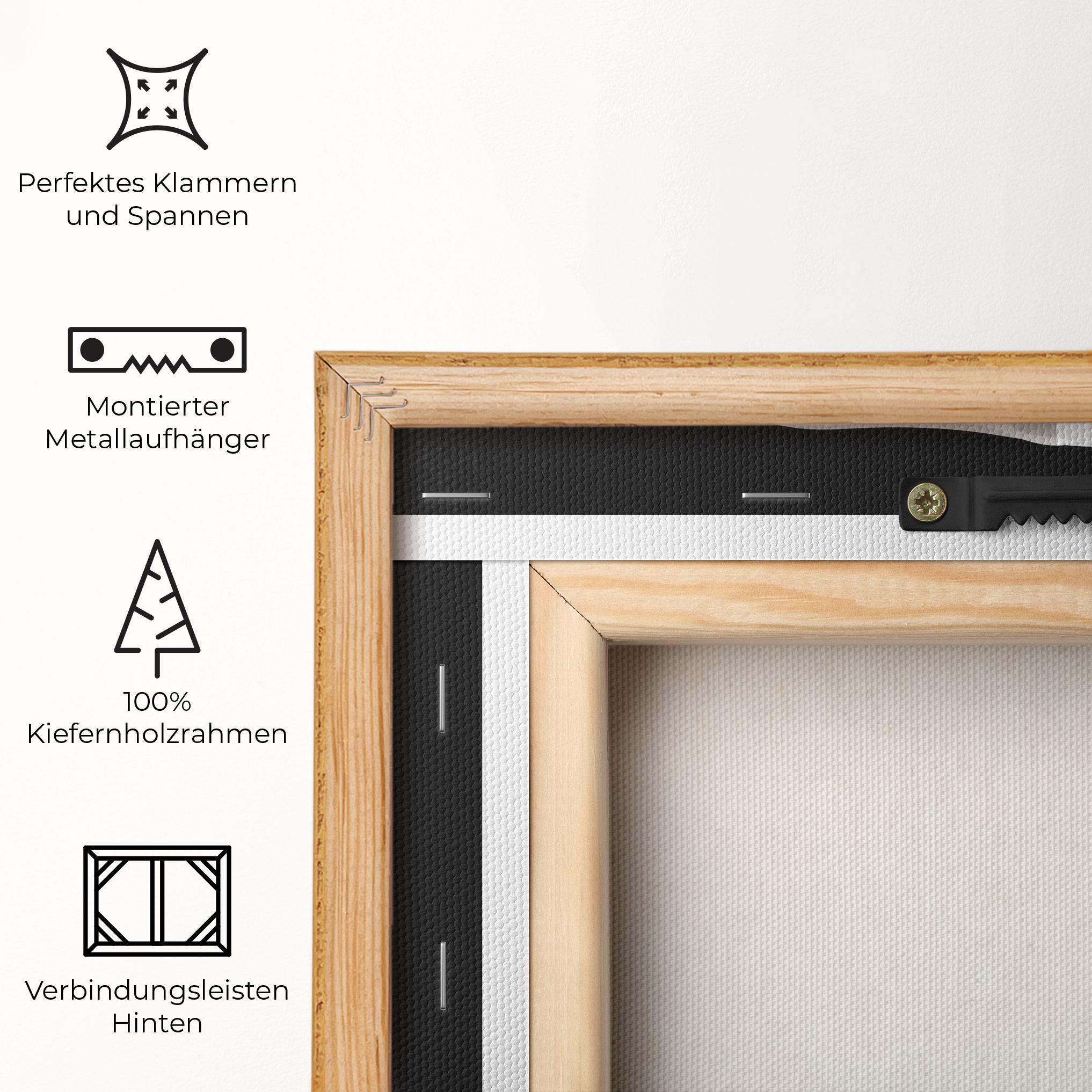 Leinwandbild Grey Bullet Lips mockup 5