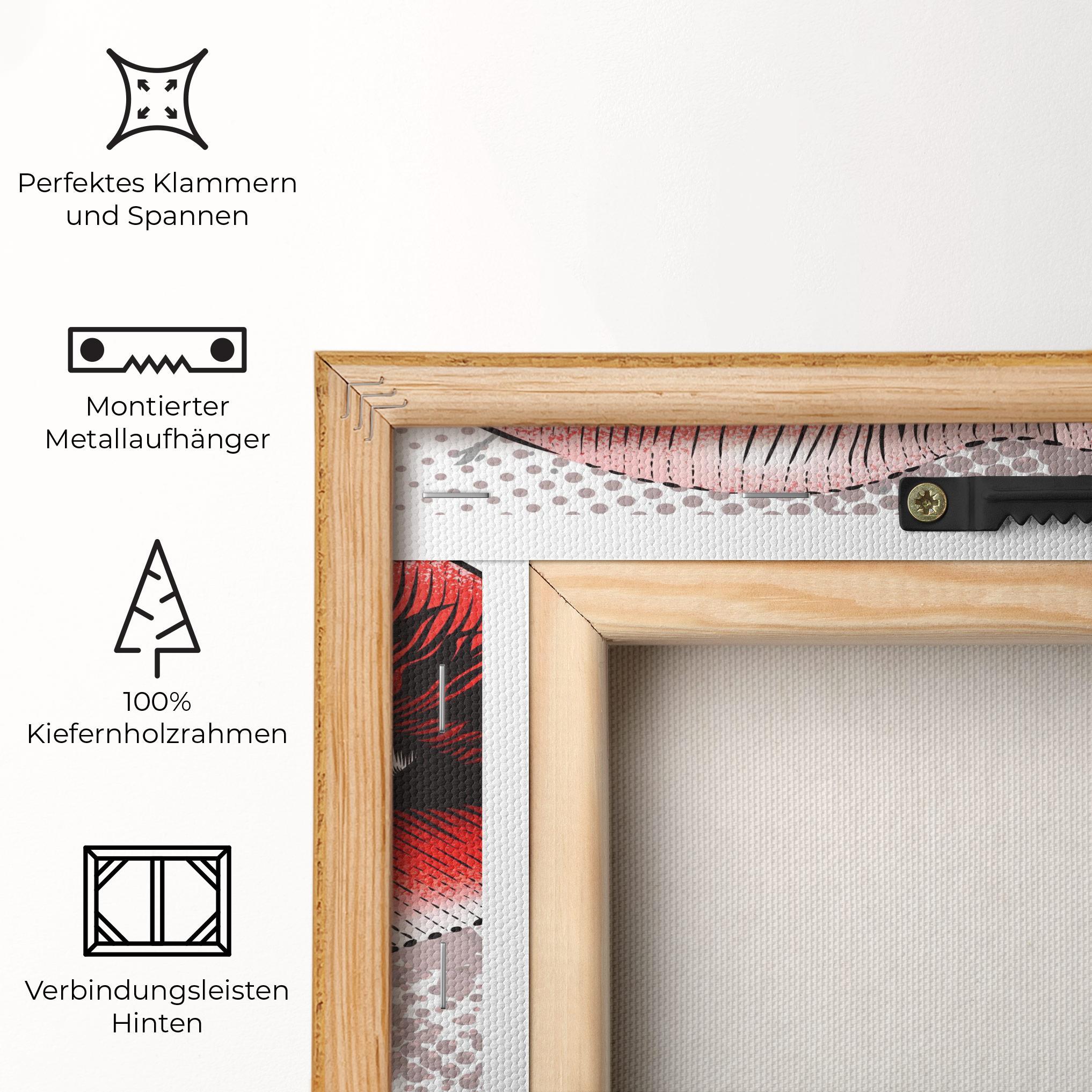 Leinwandbild Lips Pop Artistic mockup 5