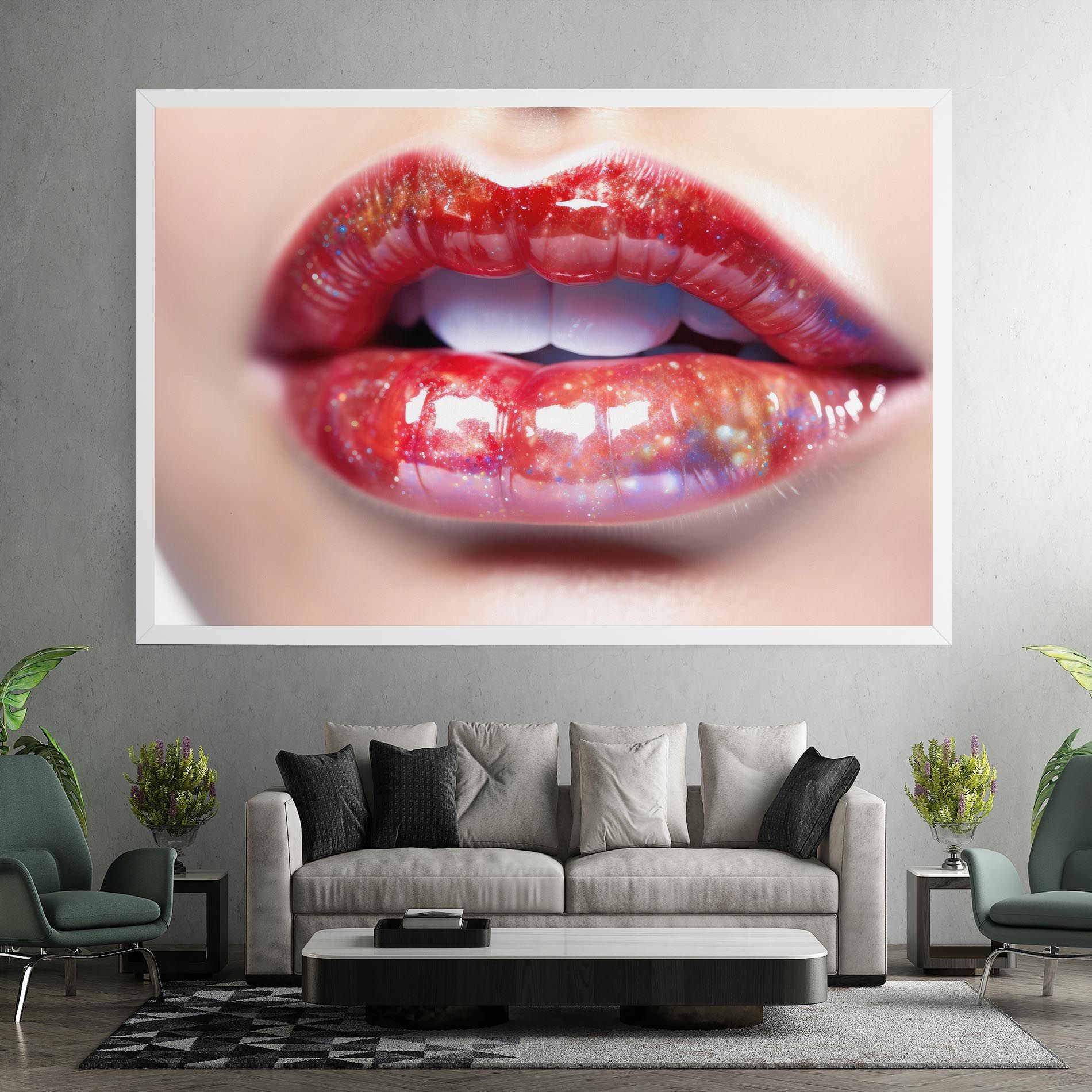 Red Pretty Lips mockup 7